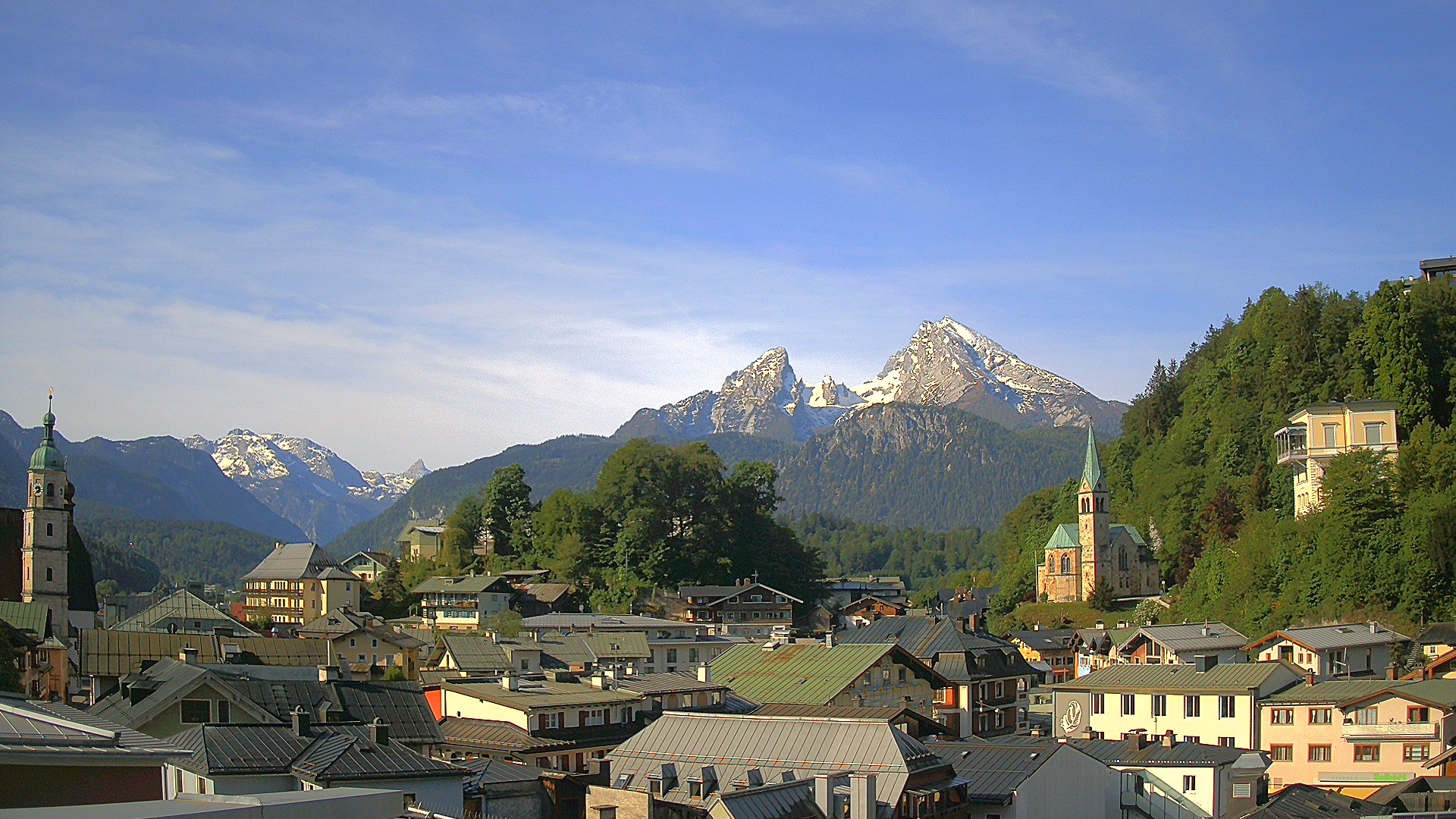 Archiv Foto Webcam Zentrum von Berchtesgaden