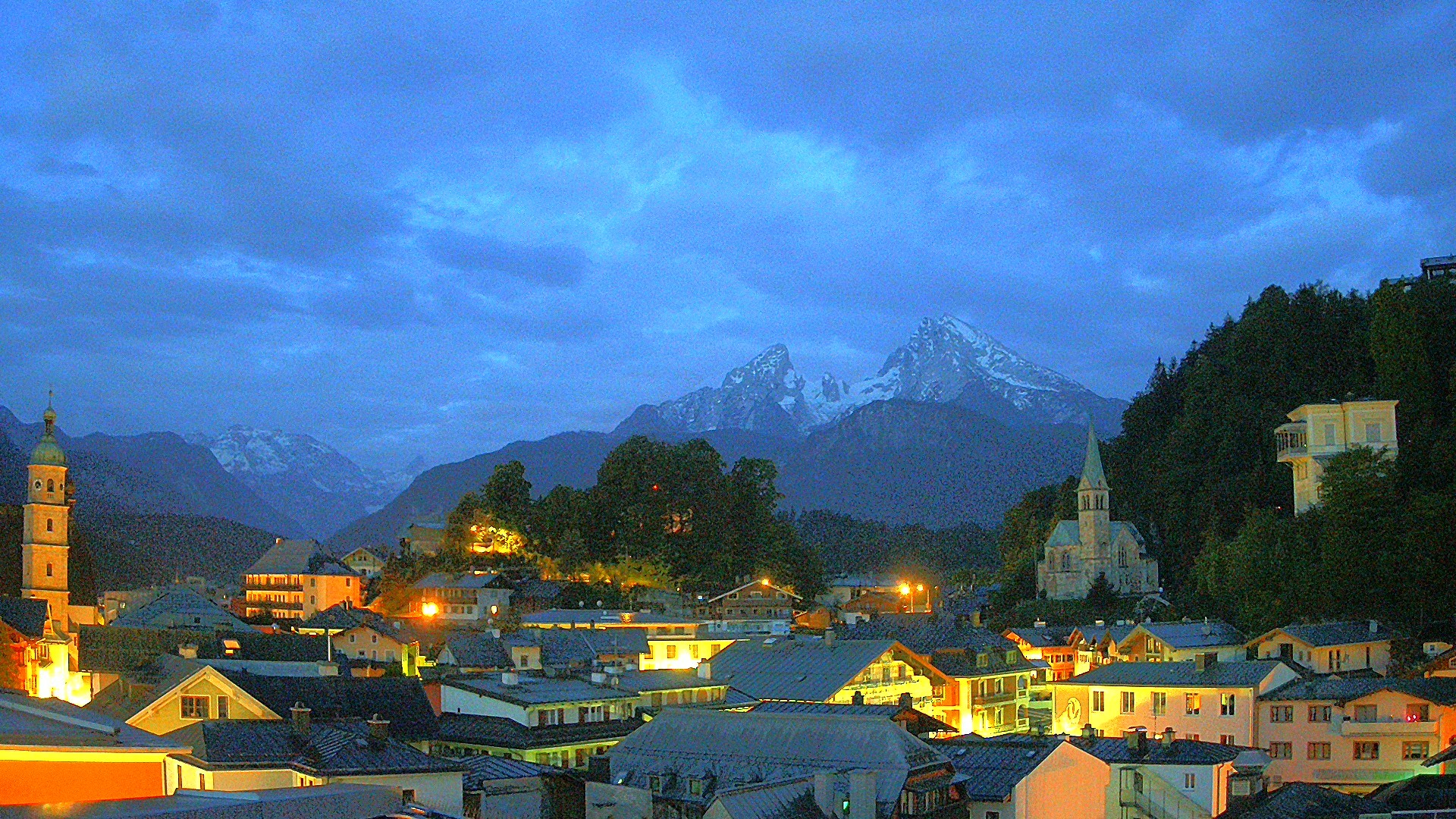Archived image Webcam Berchtesgaden - City Centre