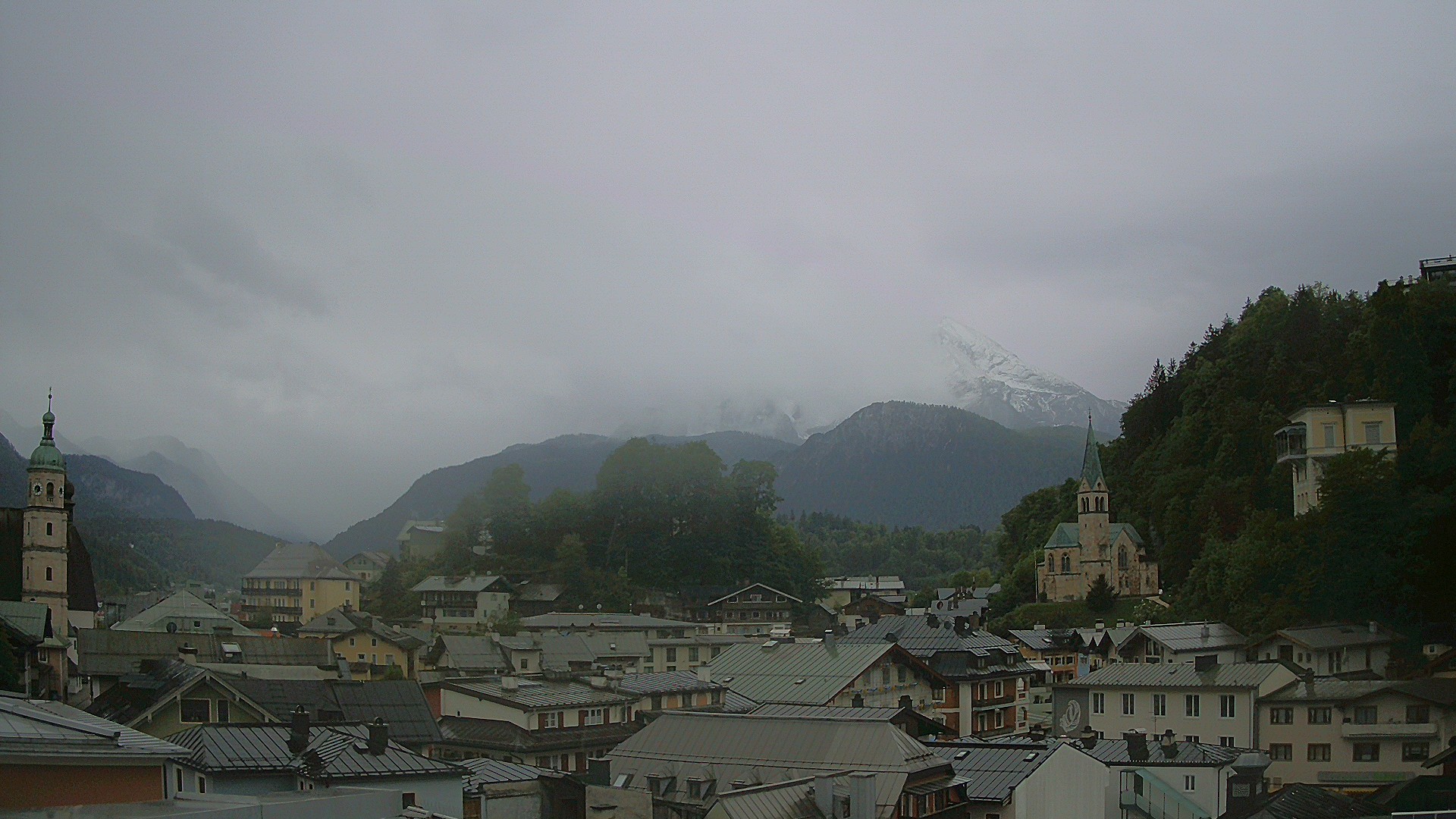 Archived image Webcam Berchtesgaden - City Centre