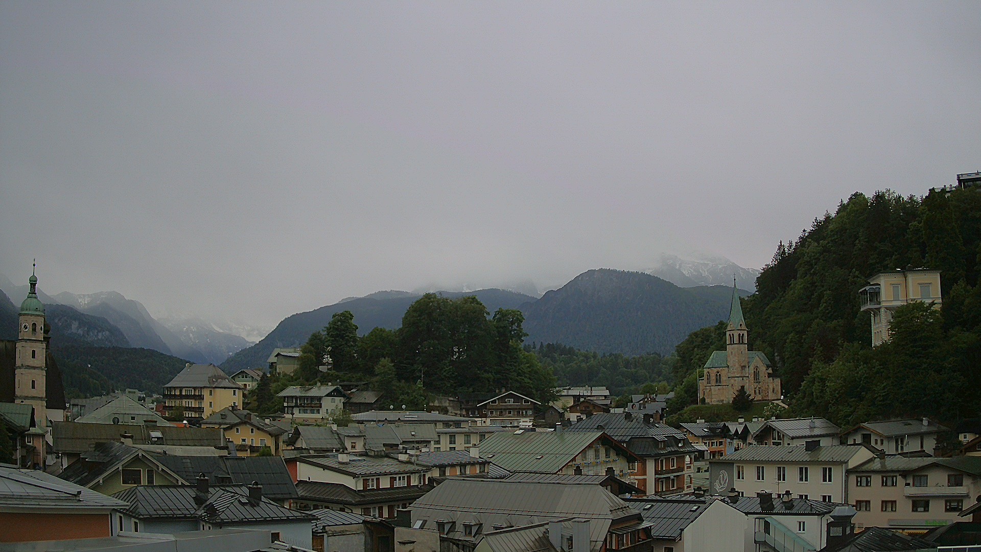 Archived image Webcam Berchtesgaden - City Centre