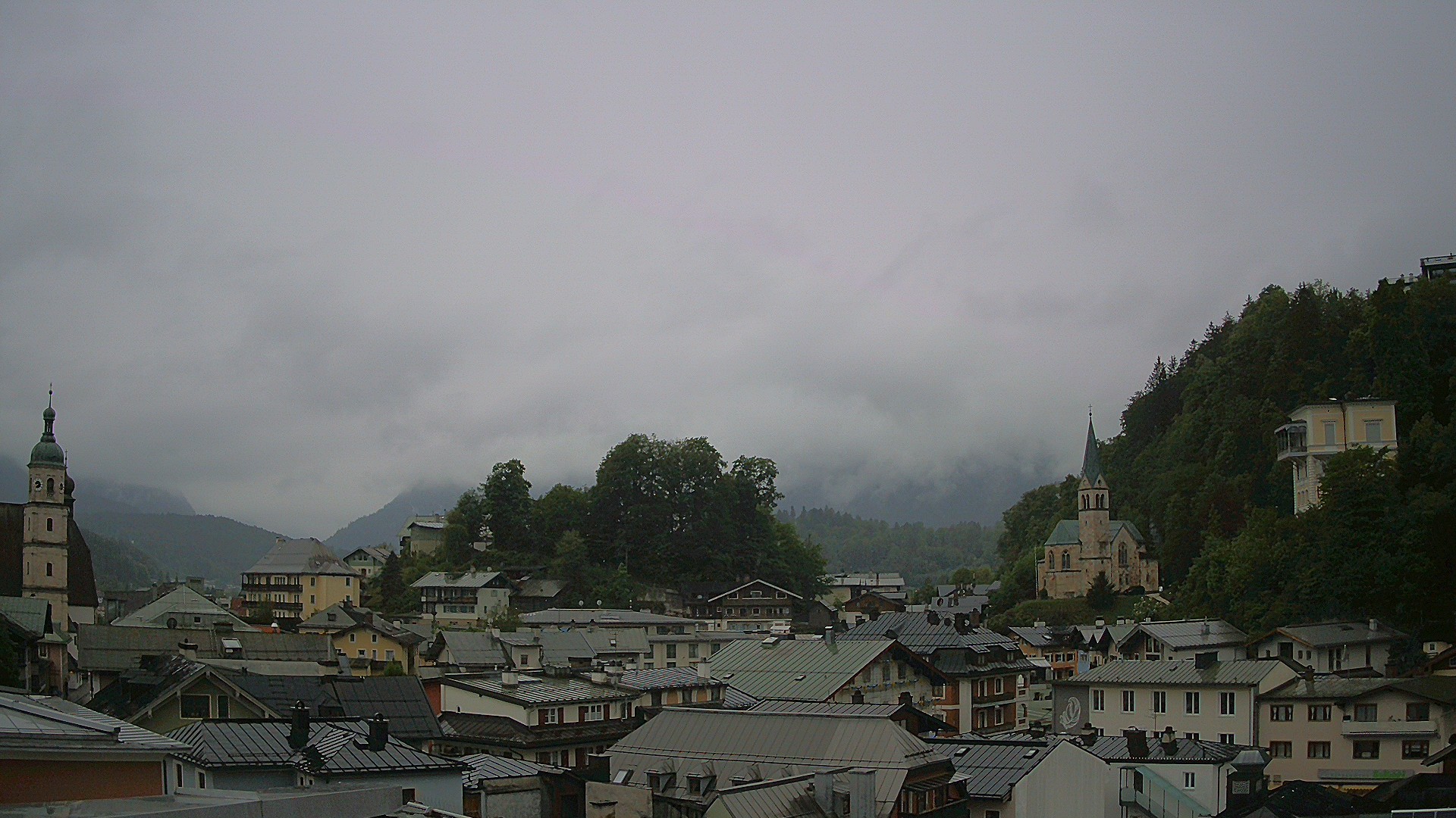Archived image Webcam Berchtesgaden - City Centre
