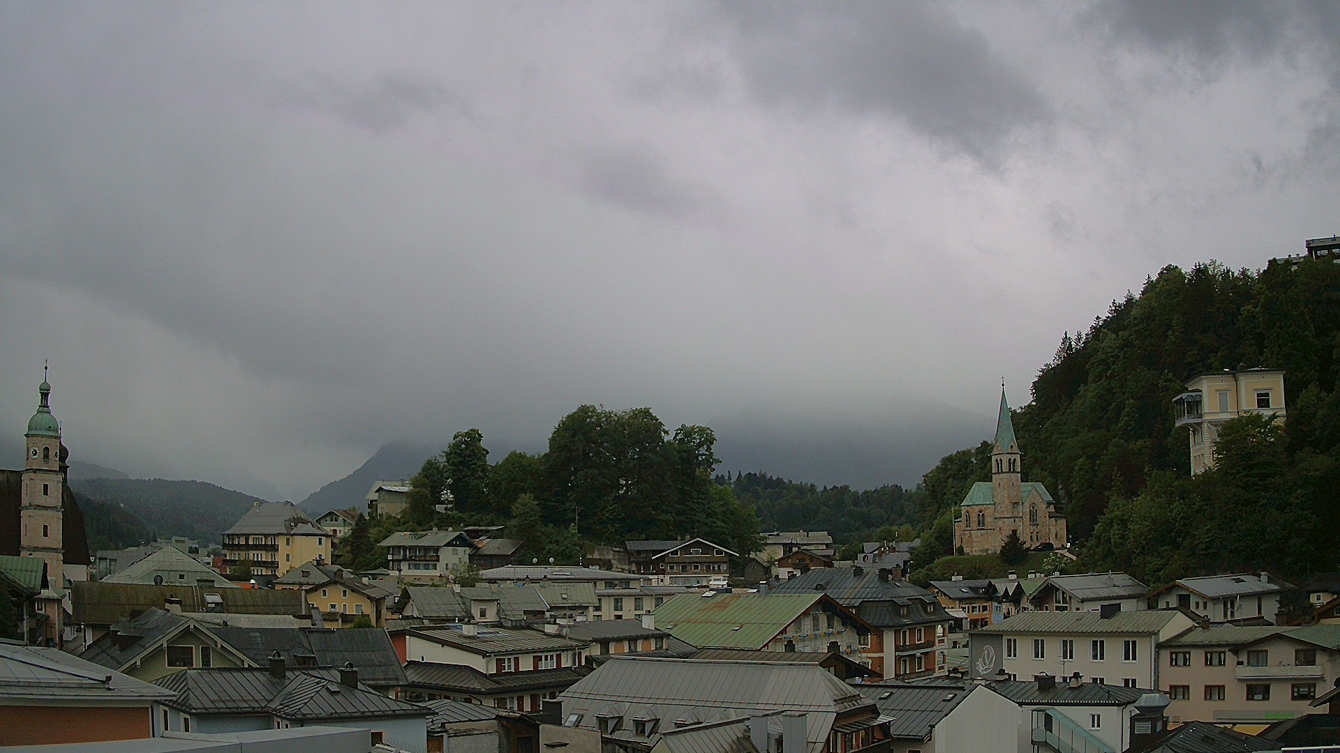 Archived image Webcam Berchtesgaden - City Centre