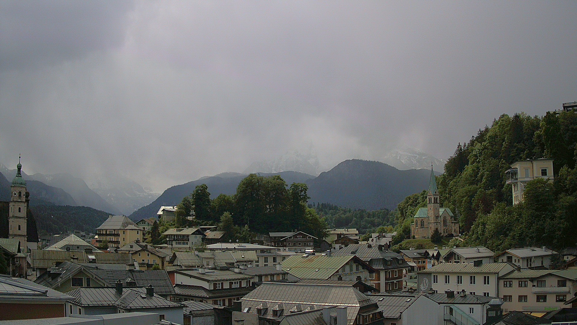 Archived image Webcam Berchtesgaden - City Centre