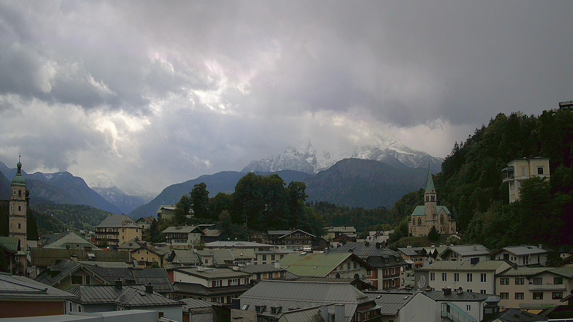 Archived image Webcam Berchtesgaden - City Centre