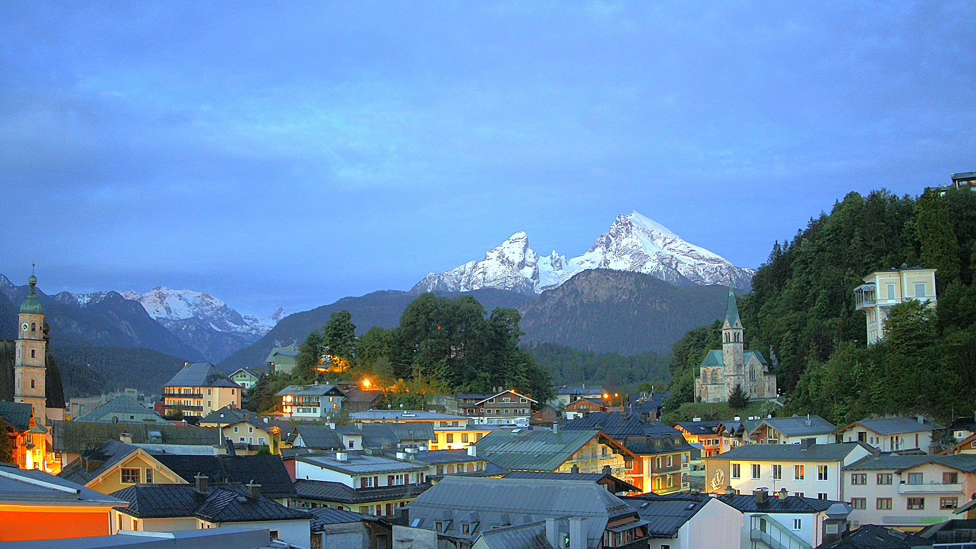 Archived image Webcam Berchtesgaden - City Centre