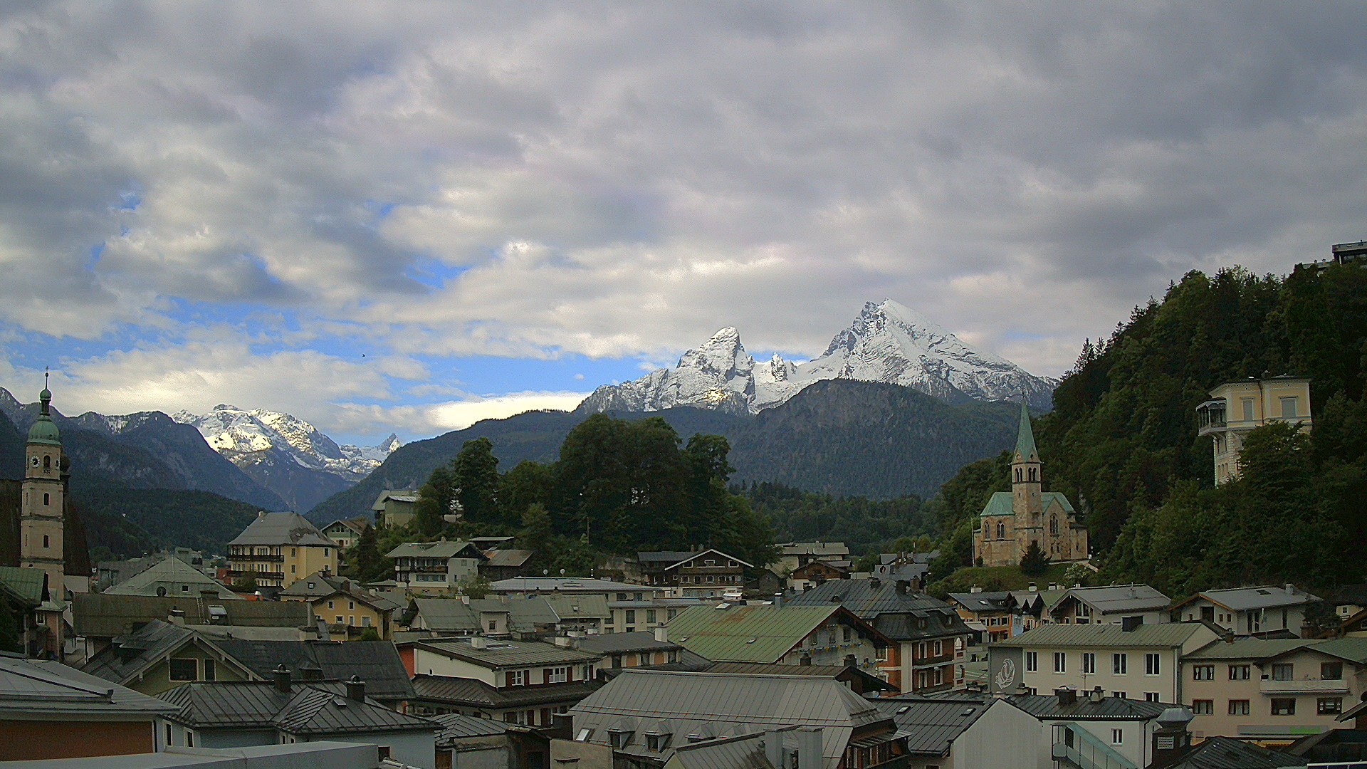 Archived image Webcam Berchtesgaden - City Centre