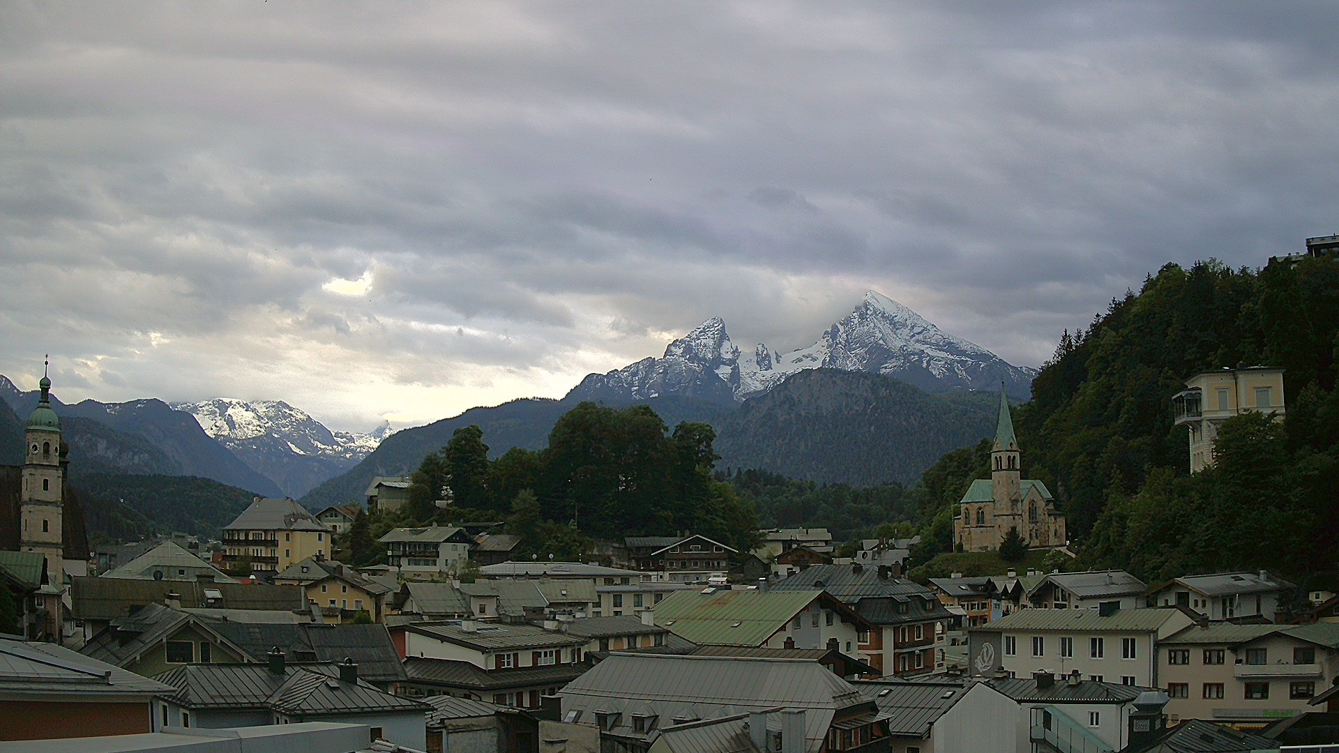 Archived image Webcam Berchtesgaden - City Centre