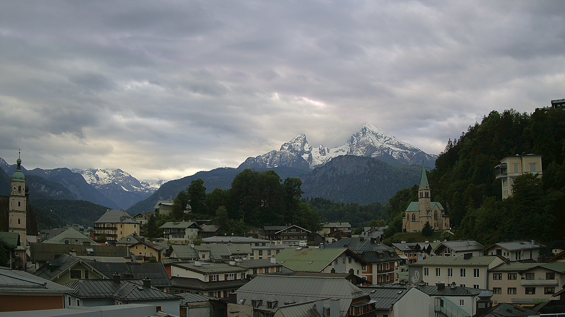 Archived image Webcam Berchtesgaden - City Centre