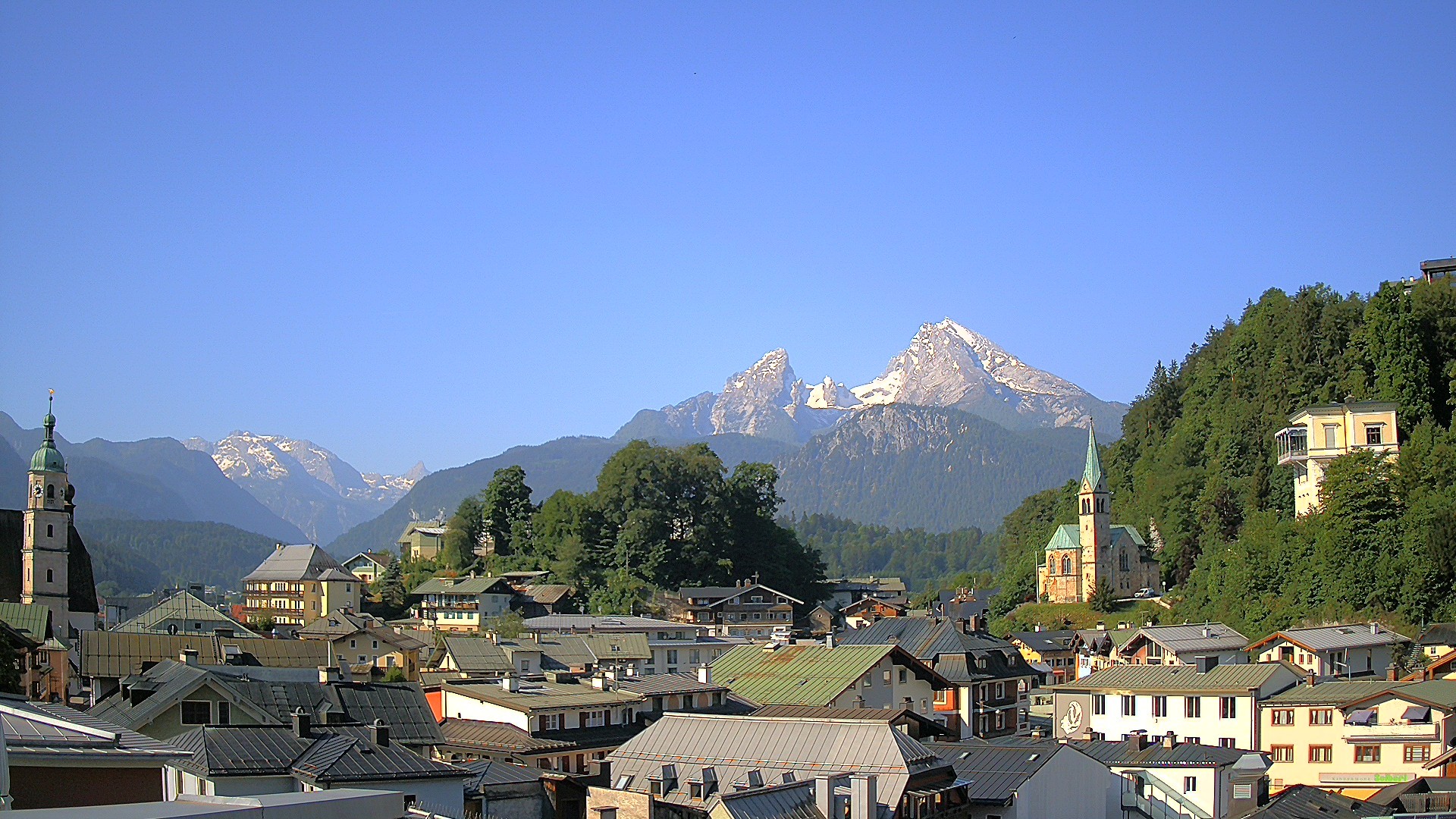 Archiv Foto Webcam Zentrum von Berchtesgaden