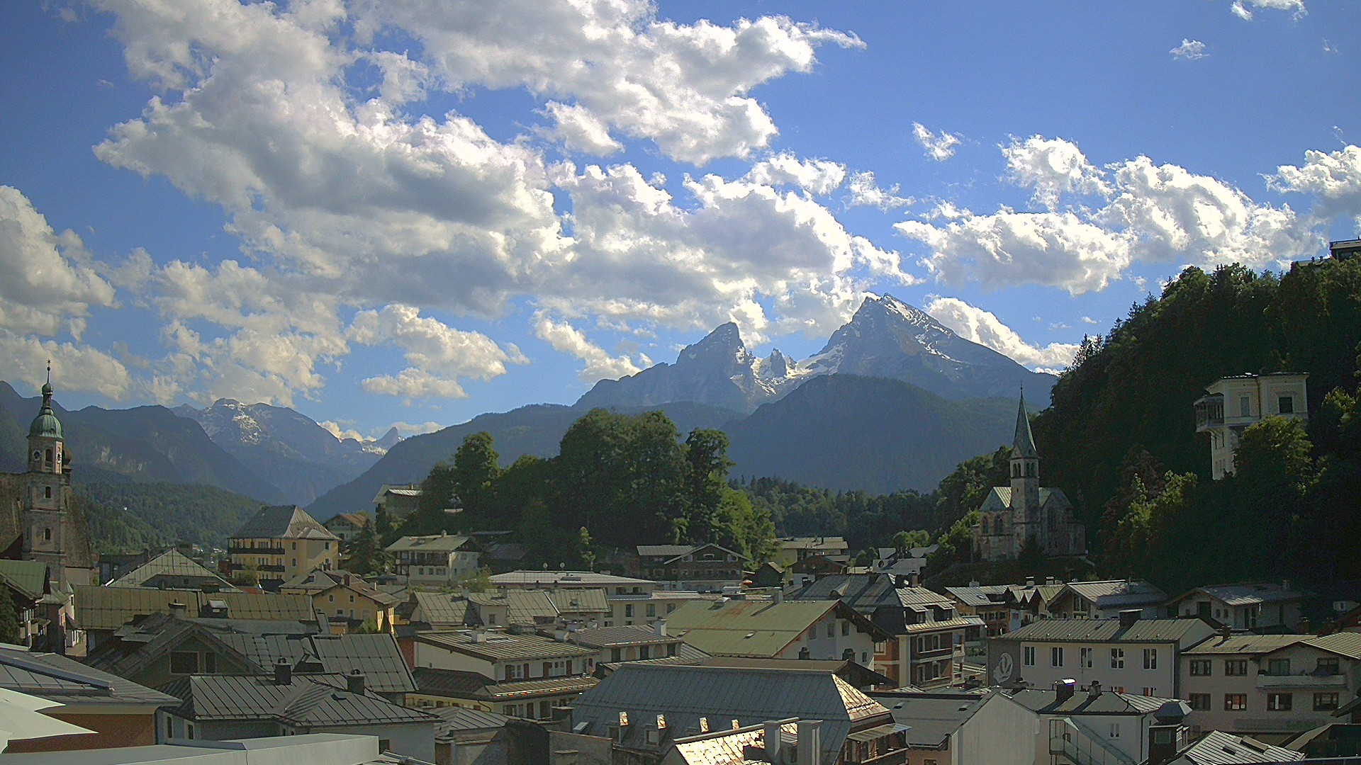 Archived image Webcam Berchtesgaden - City Centre