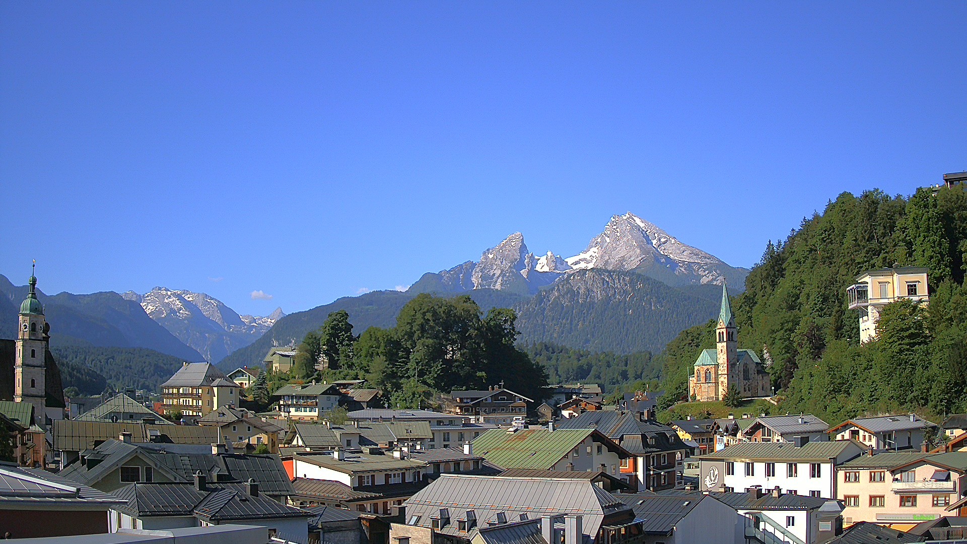 Archiv Foto Webcam Zentrum von Berchtesgaden