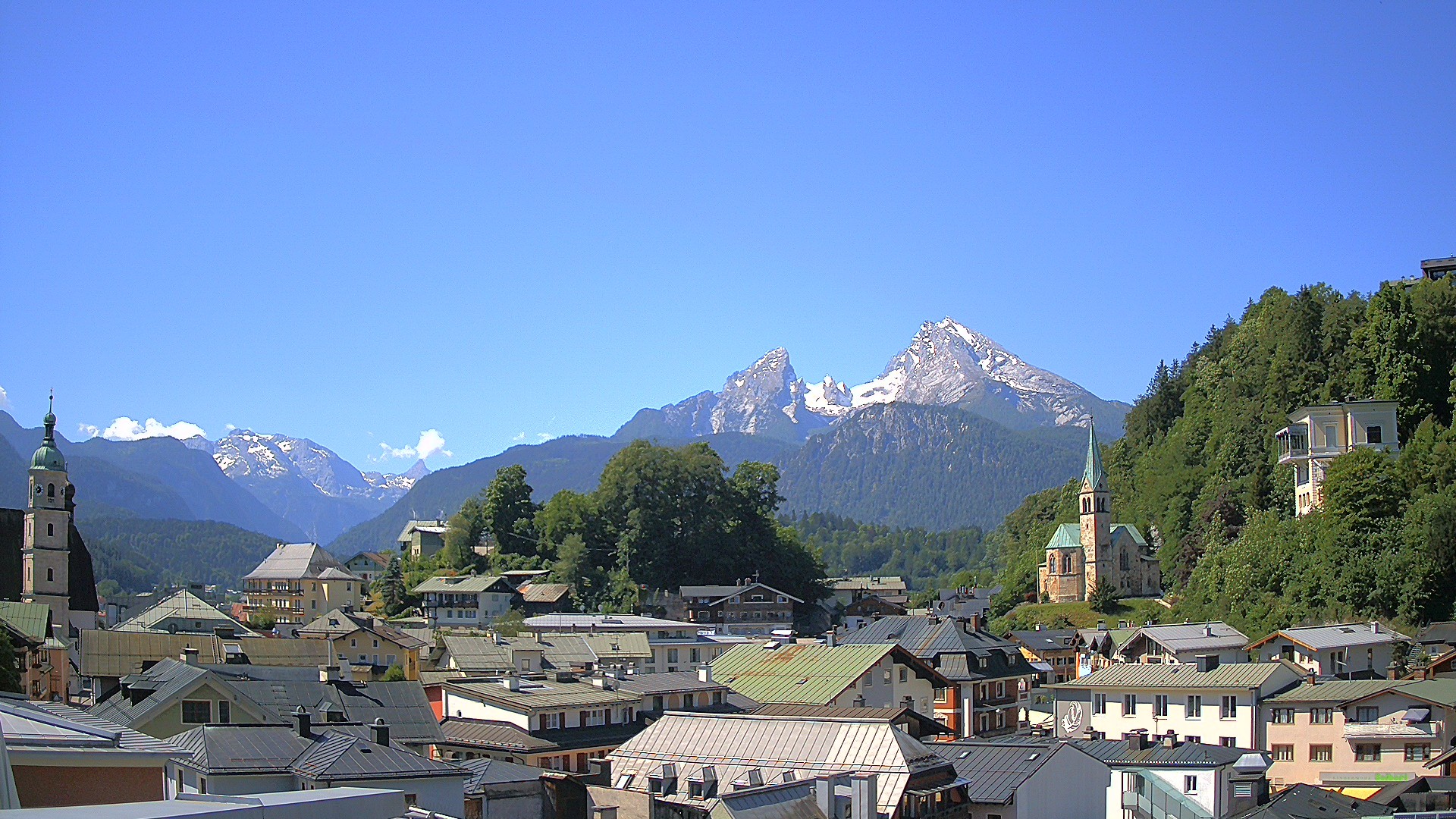 Archiv Foto Webcam Zentrum von Berchtesgaden