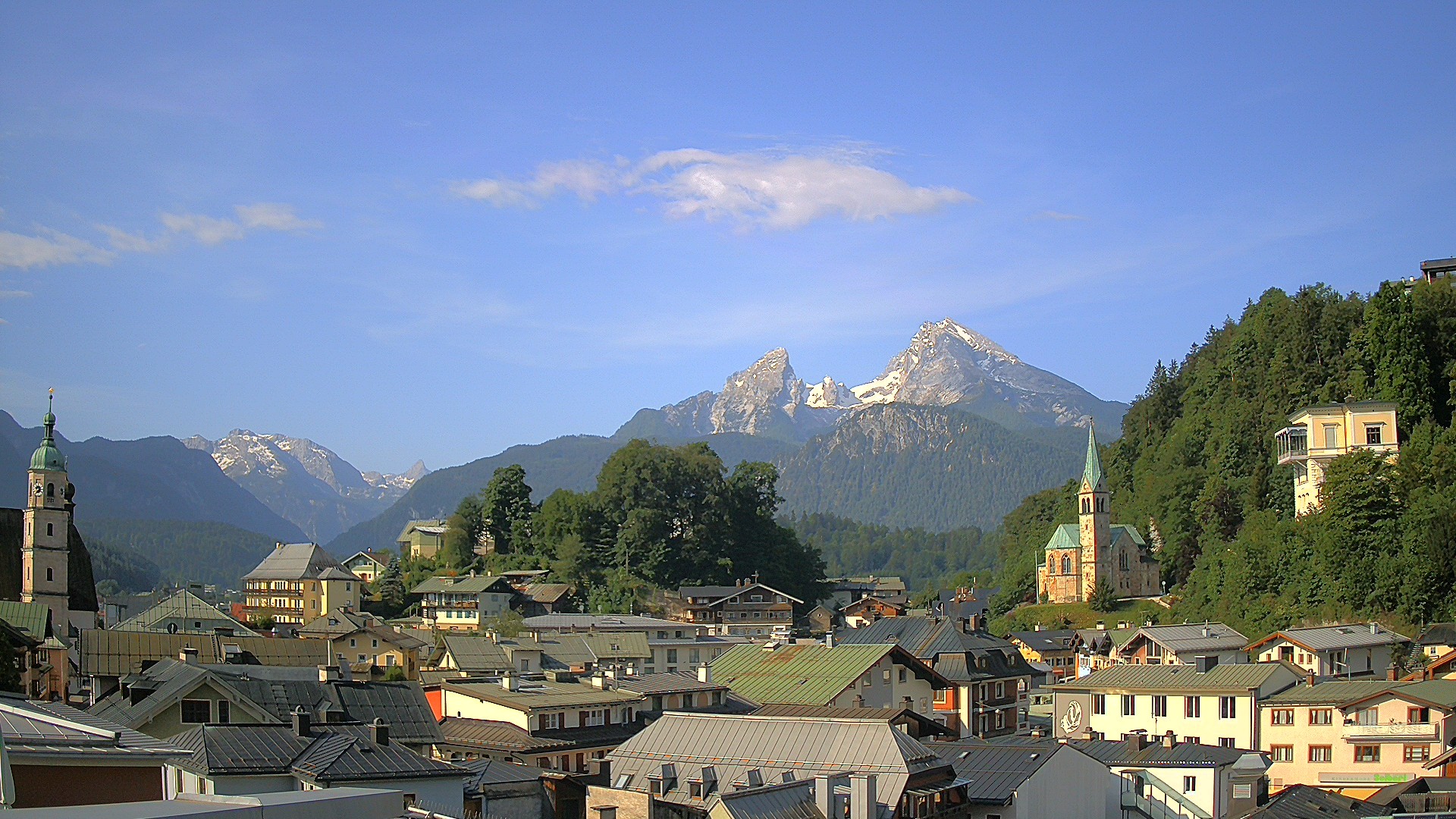 Archiv Foto Webcam Zentrum von Berchtesgaden