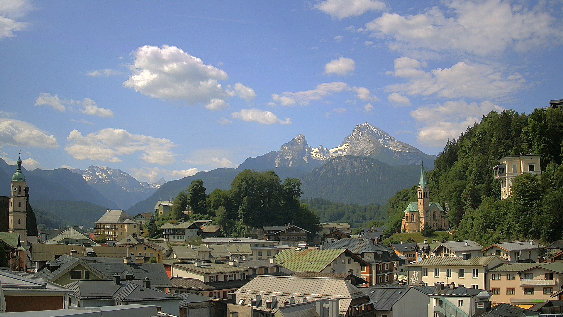 Archiv Foto Webcam Zentrum von Berchtesgaden