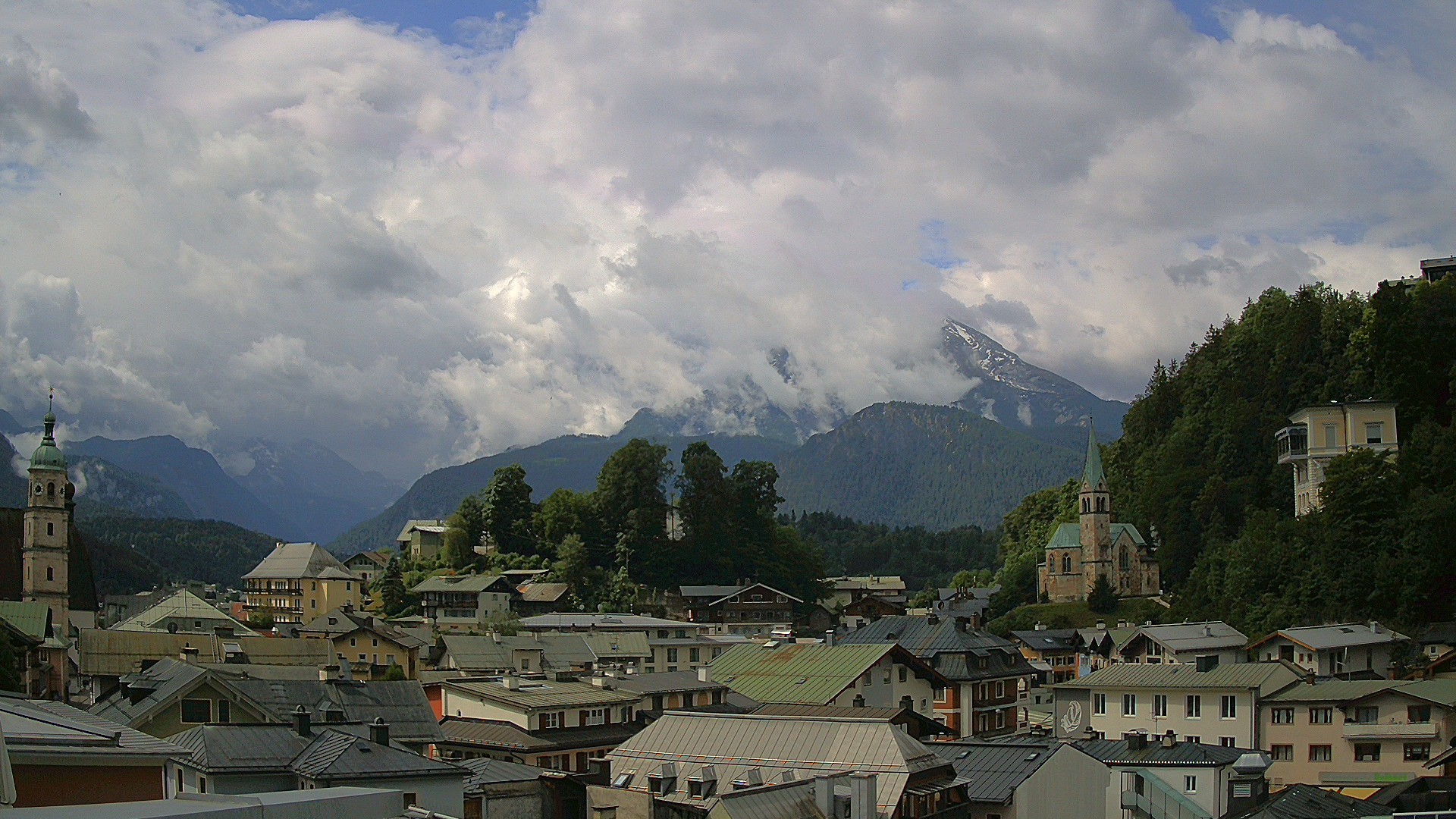 Archiv Foto Webcam Zentrum von Berchtesgaden