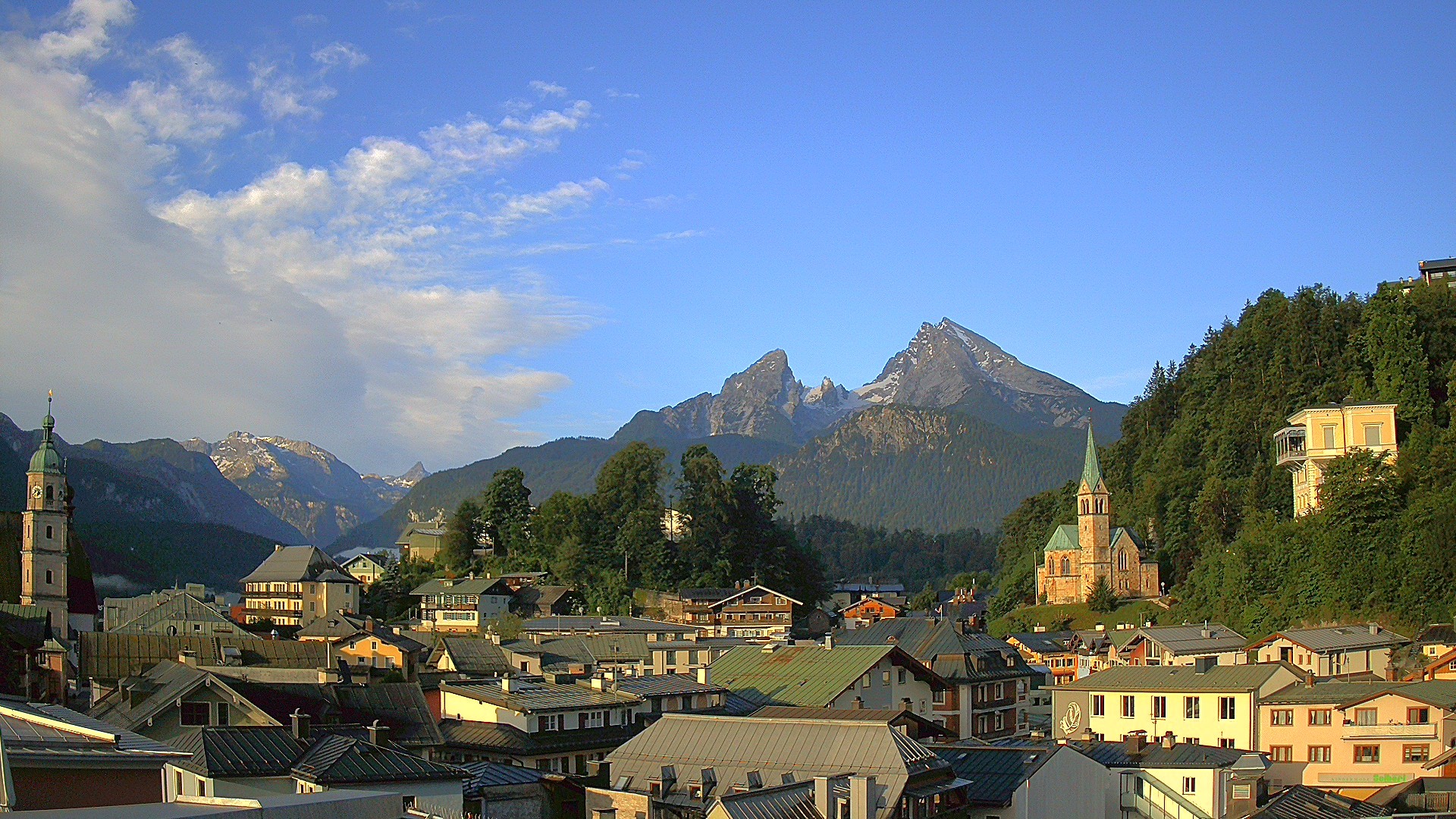 Archiv Foto Webcam Zentrum von Berchtesgaden