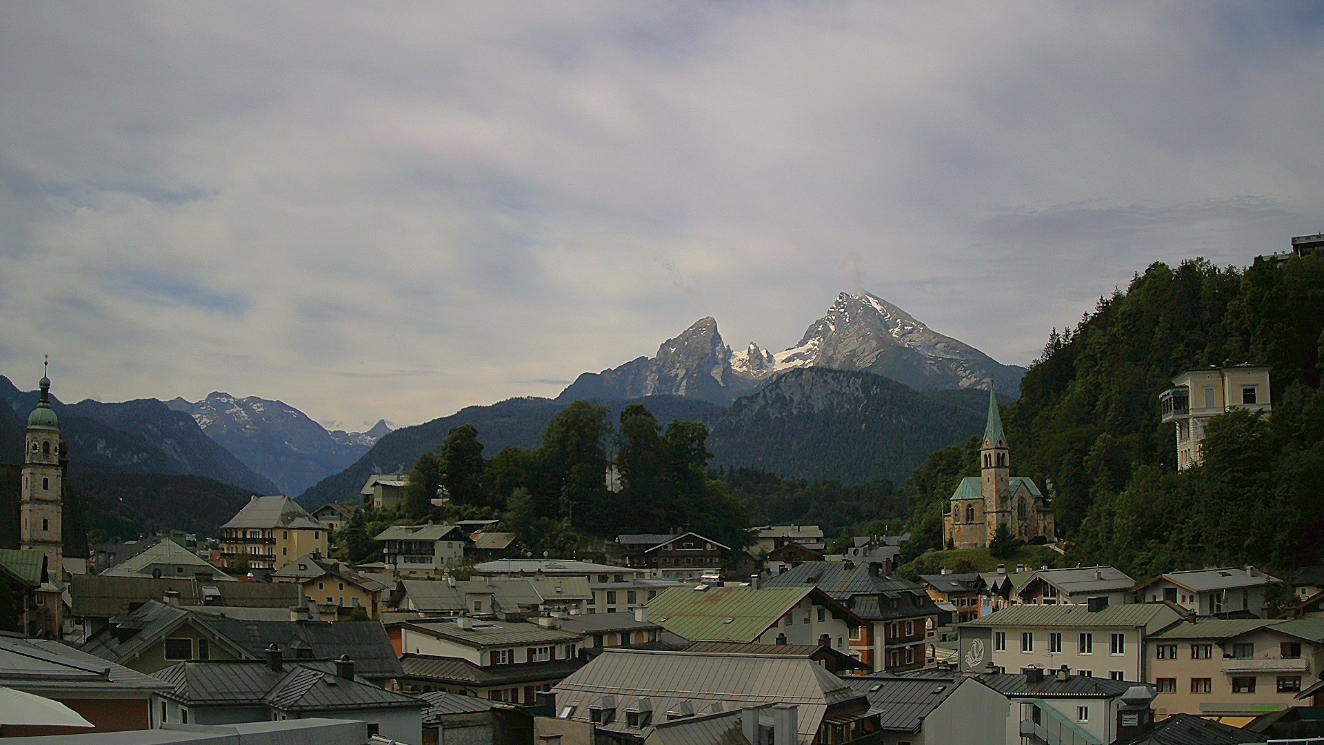 Archived image Webcam Berchtesgaden - City Centre