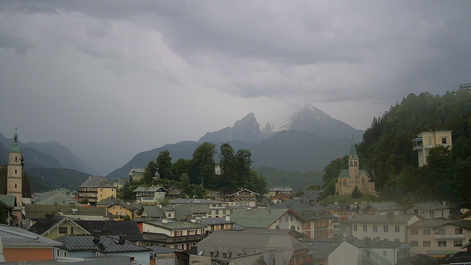 Archived image Webcam Berchtesgaden - City Centre