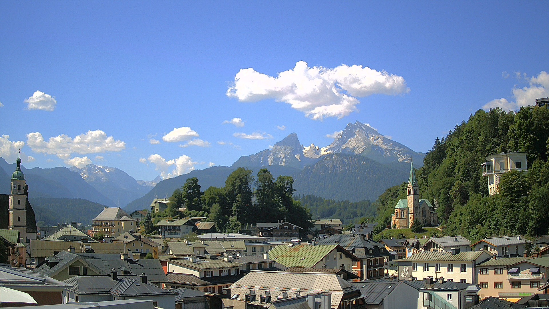 Archiv Foto Webcam Zentrum von Berchtesgaden
