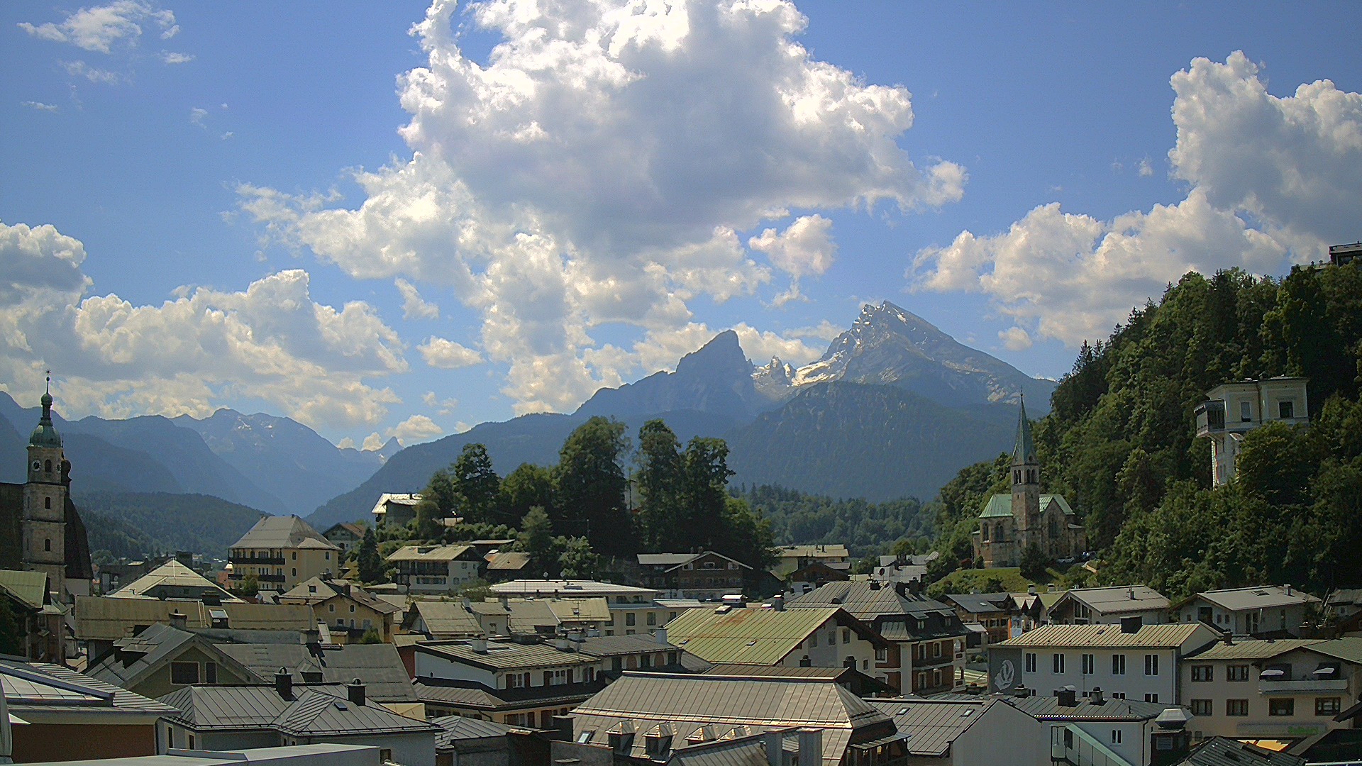 Archiv Foto Webcam Zentrum von Berchtesgaden