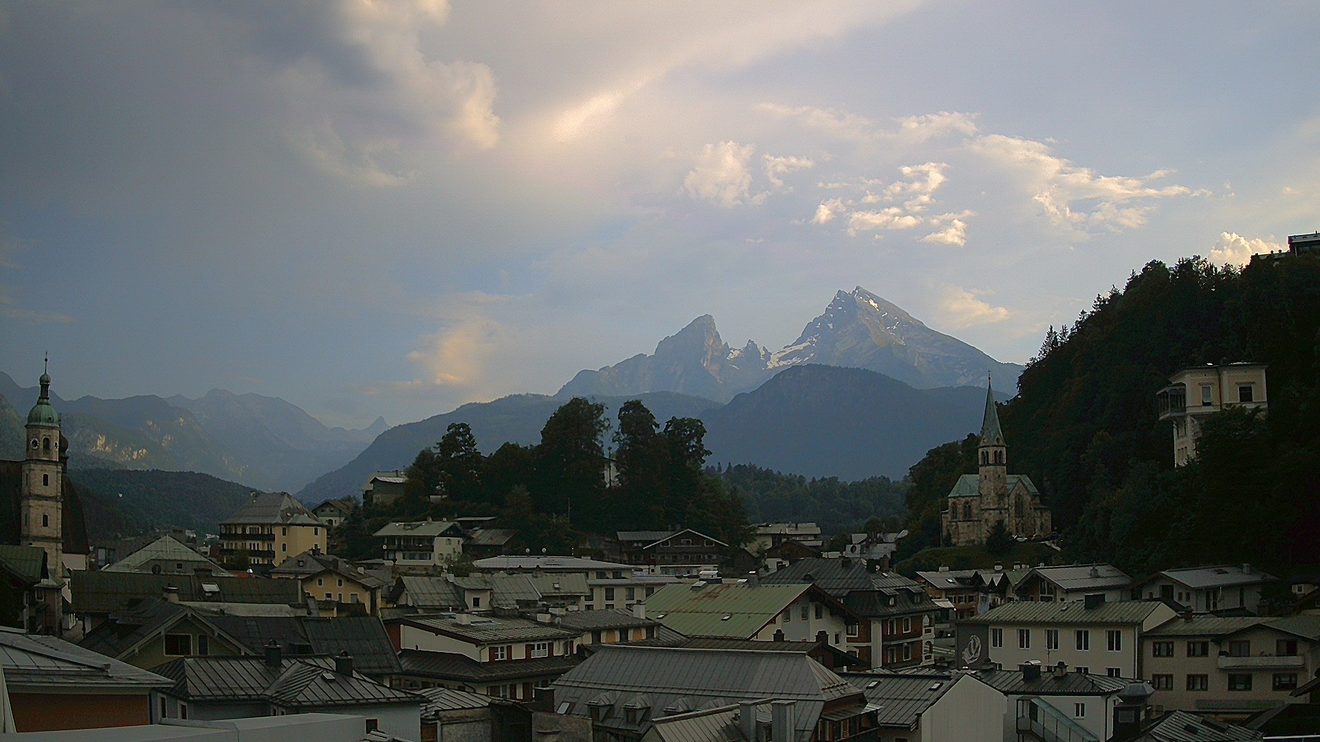 Archived image Webcam Berchtesgaden - City Centre