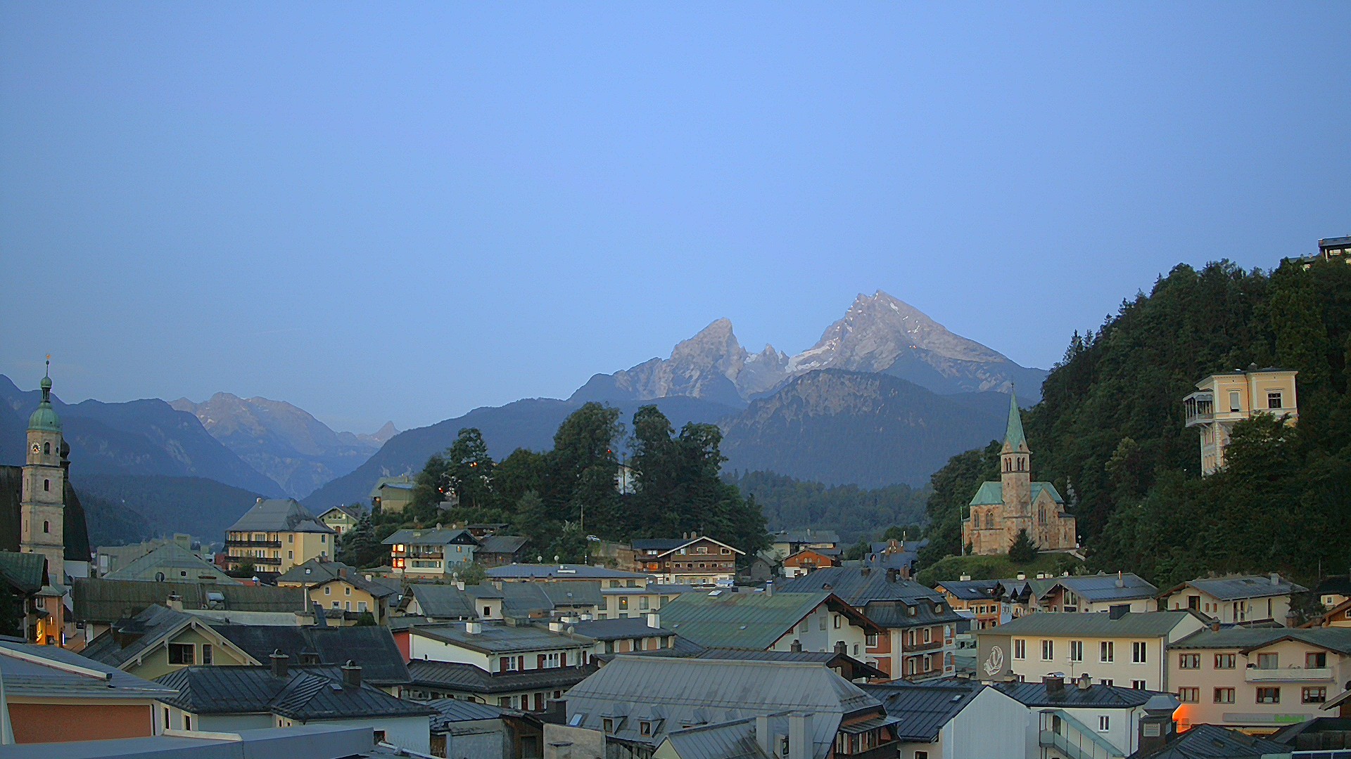 Archived image Webcam Berchtesgaden - City Centre