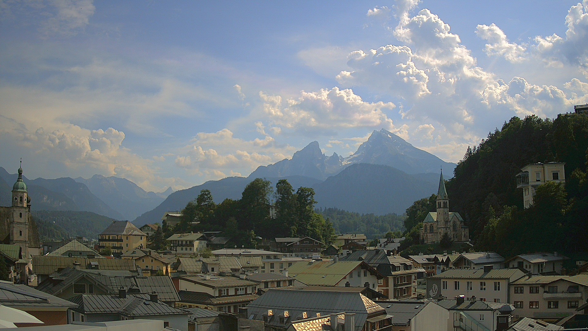 Archived image Webcam Berchtesgaden - City Centre
