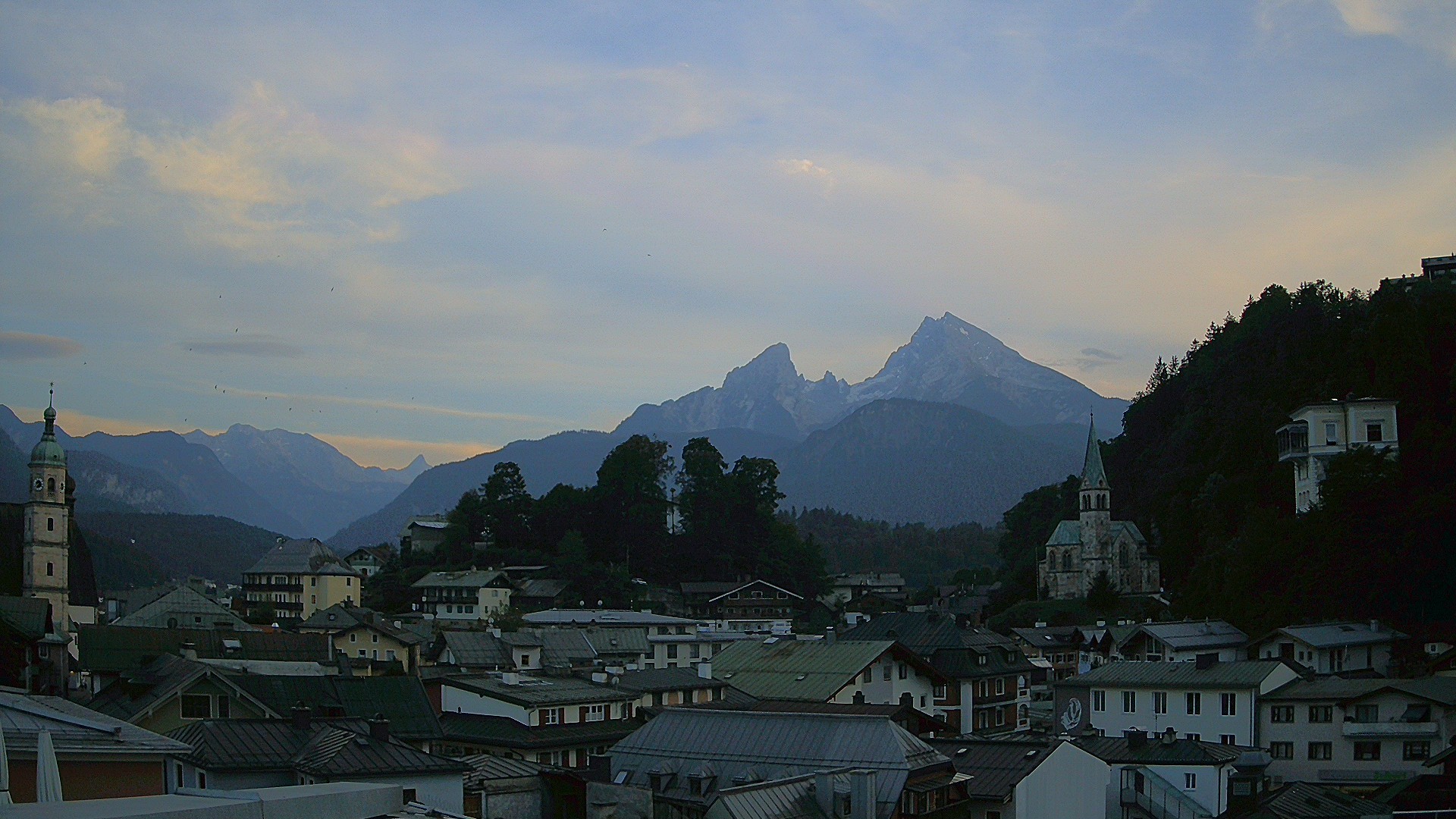Archived image Webcam Berchtesgaden - City Centre