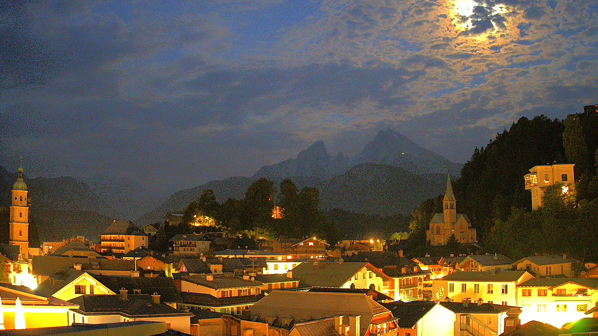 Archived image Webcam Berchtesgaden - City Centre