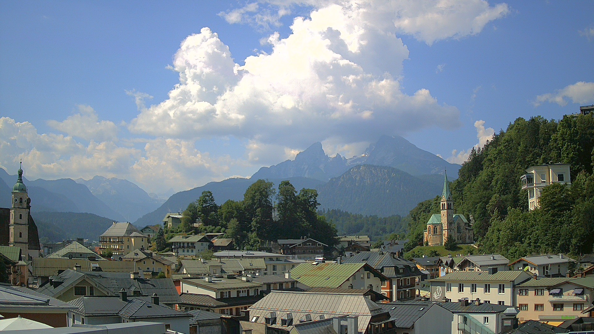 Archiv Foto Webcam Zentrum von Berchtesgaden