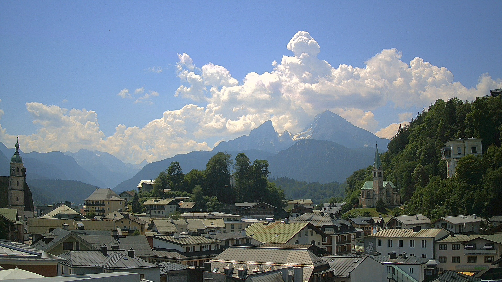 Archiv Foto Webcam Zentrum von Berchtesgaden