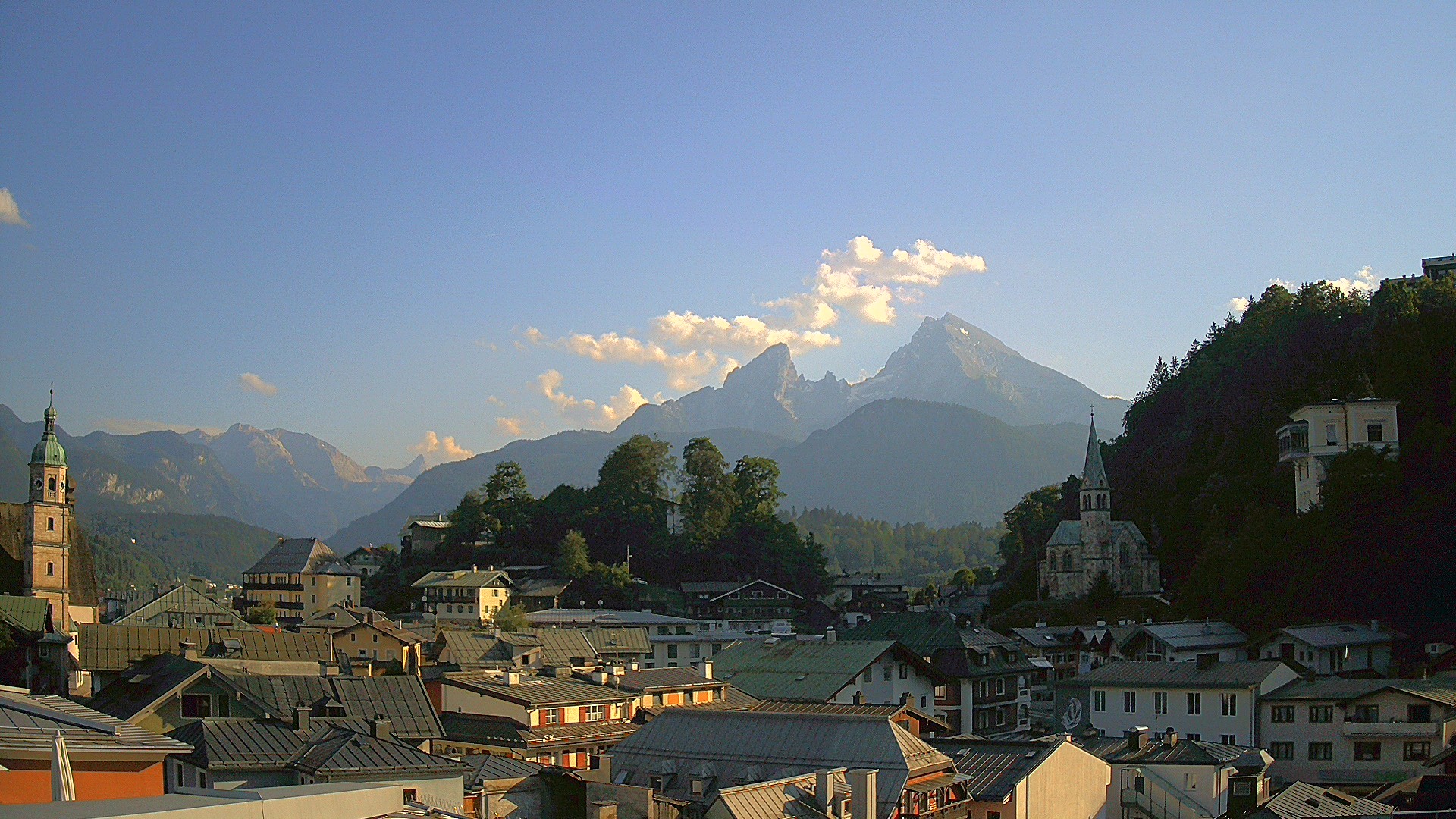 Archived image Webcam Berchtesgaden - City Centre