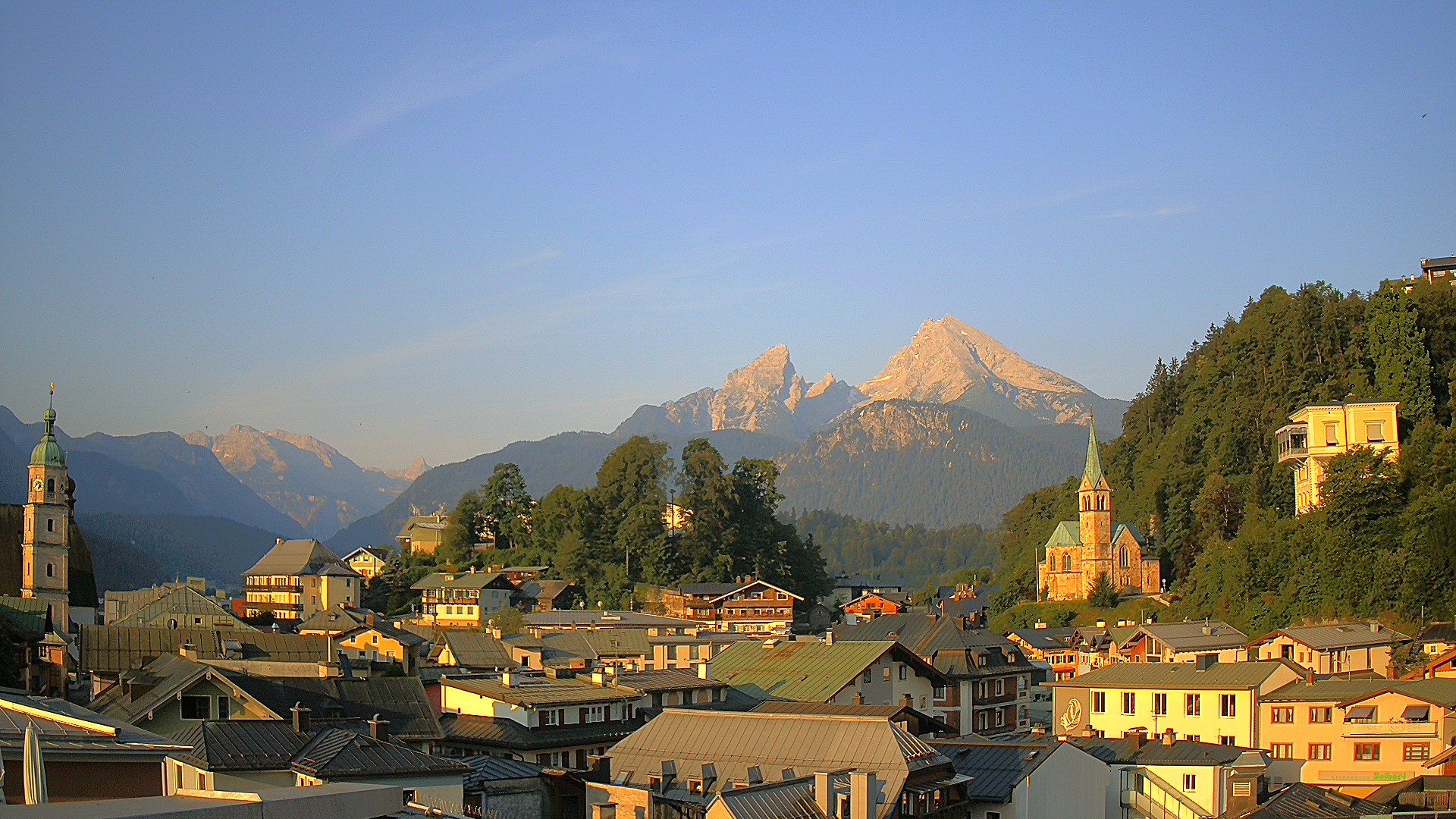 Archiv Foto Webcam Zentrum von Berchtesgaden