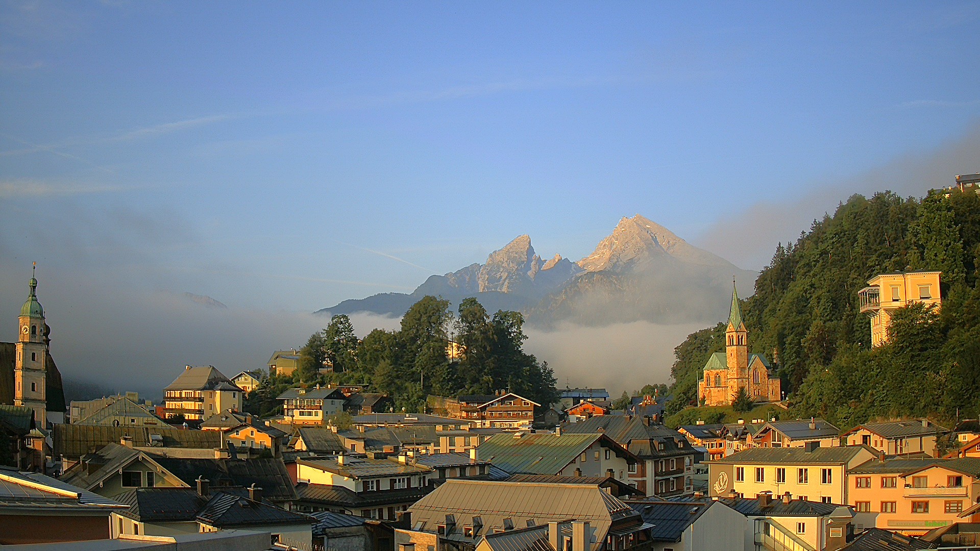 Archiv Foto Webcam Zentrum von Berchtesgaden