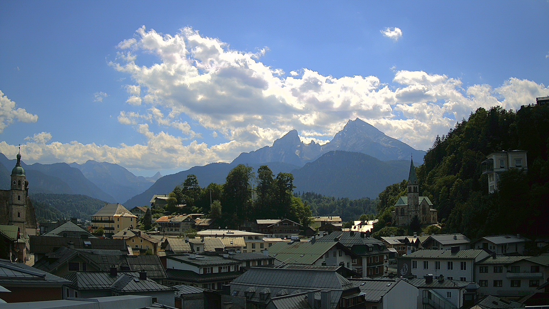 Archiv Foto Webcam Zentrum von Berchtesgaden