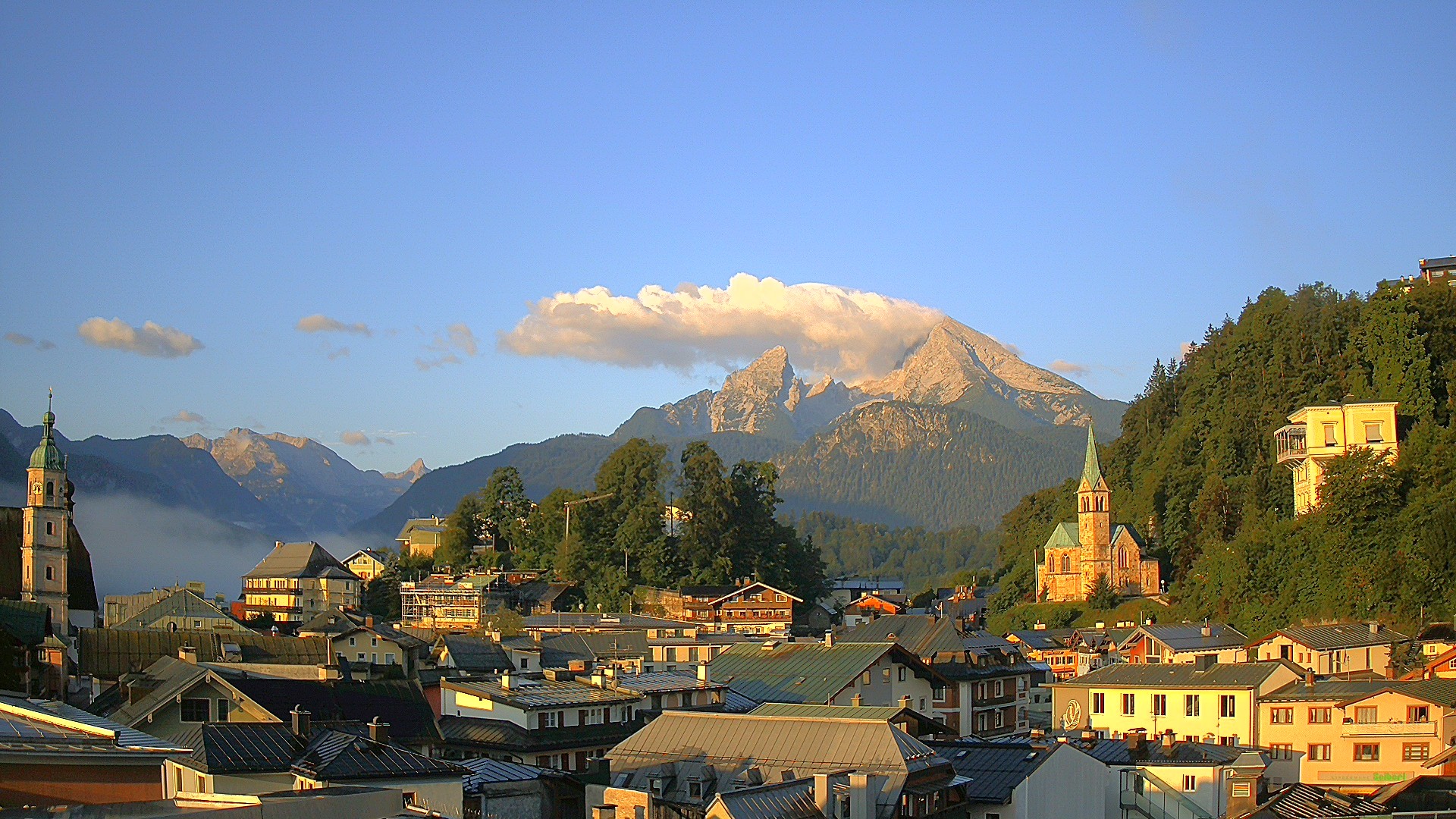 Archiv Foto Webcam Zentrum von Berchtesgaden