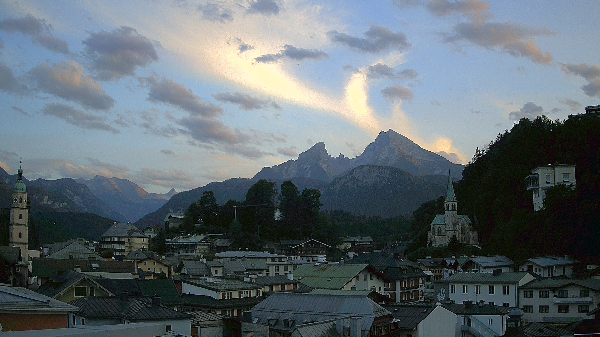 Archiv Foto Webcam Zentrum von Berchtesgaden
