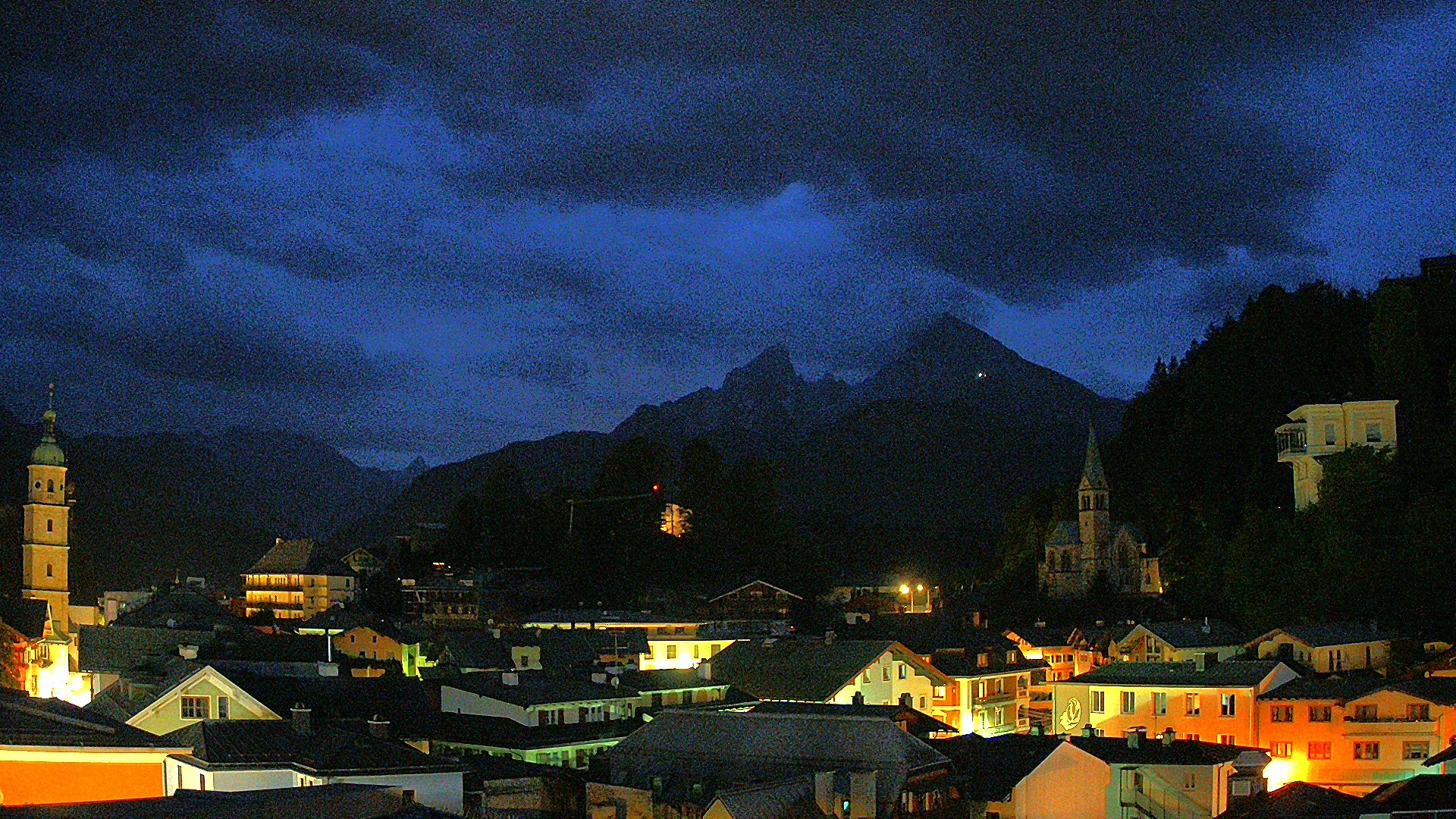 Archived image Webcam Berchtesgaden - City Centre