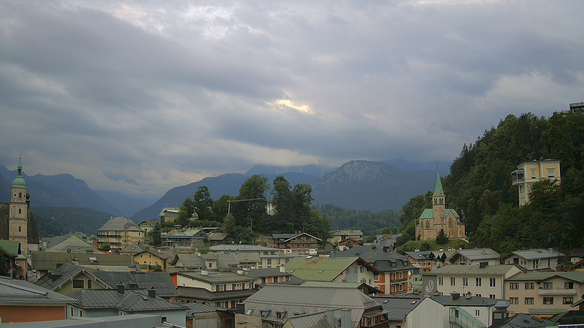 Archived image Webcam Berchtesgaden - City Centre
