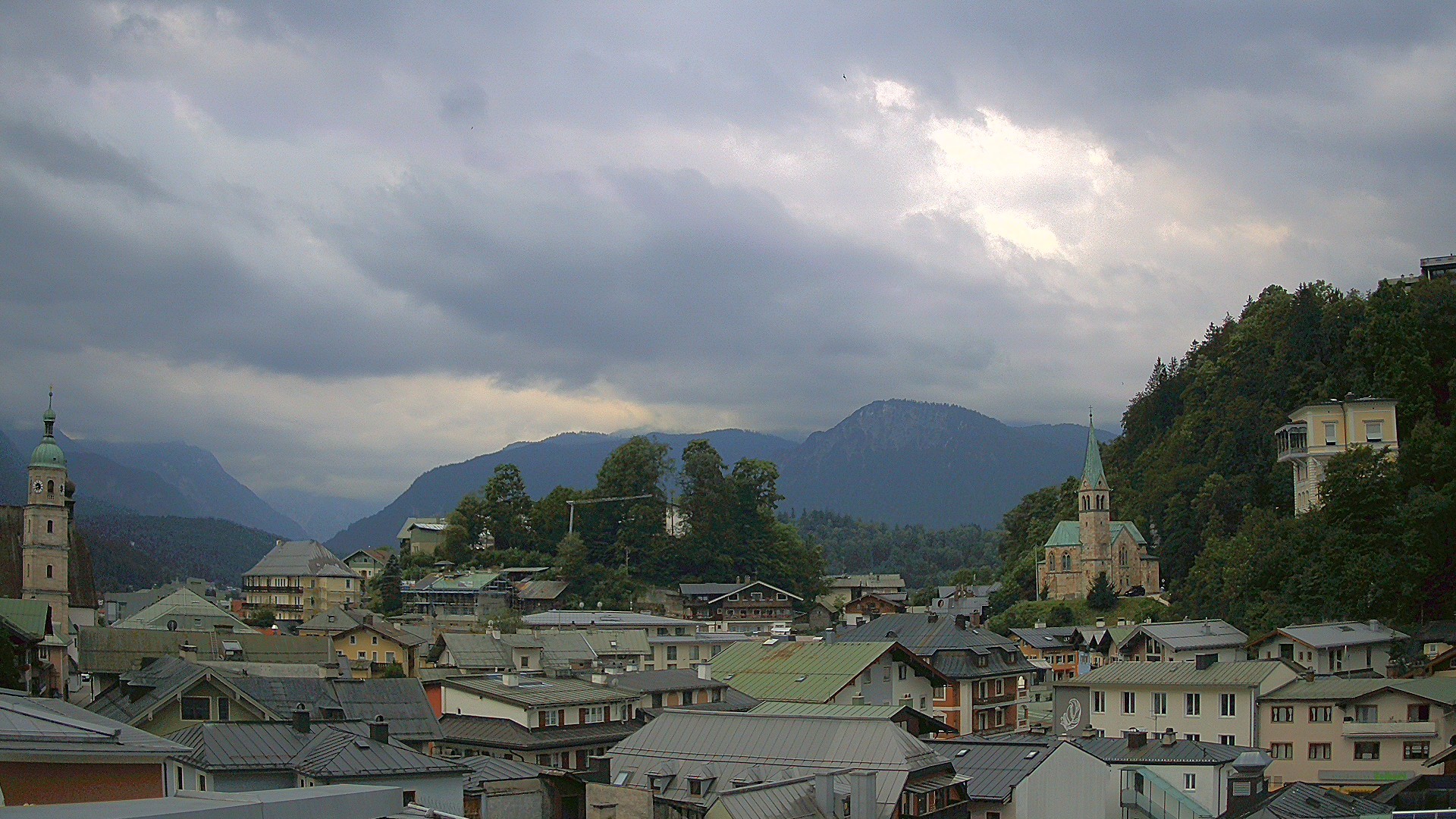 Archived image Webcam Berchtesgaden - City Centre