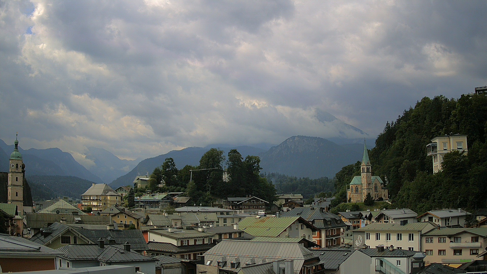 Archived image Webcam Berchtesgaden - City Centre