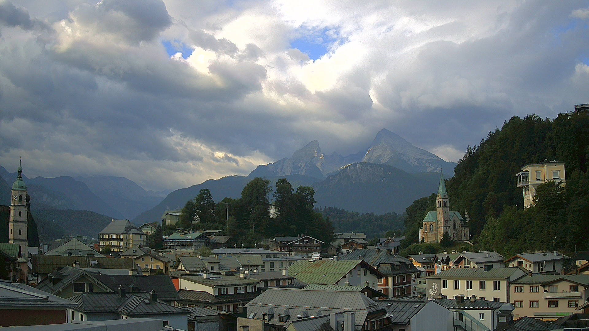 Archived image Webcam Berchtesgaden - City Centre