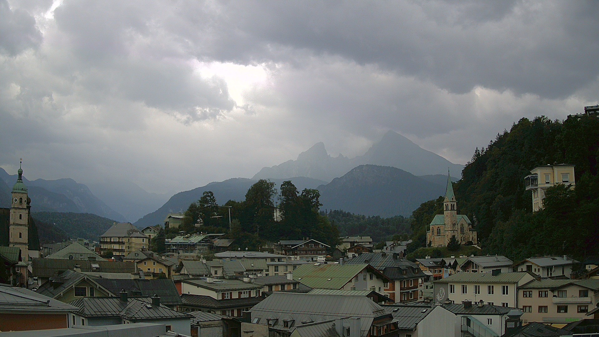 Archived image Webcam Berchtesgaden - City Centre