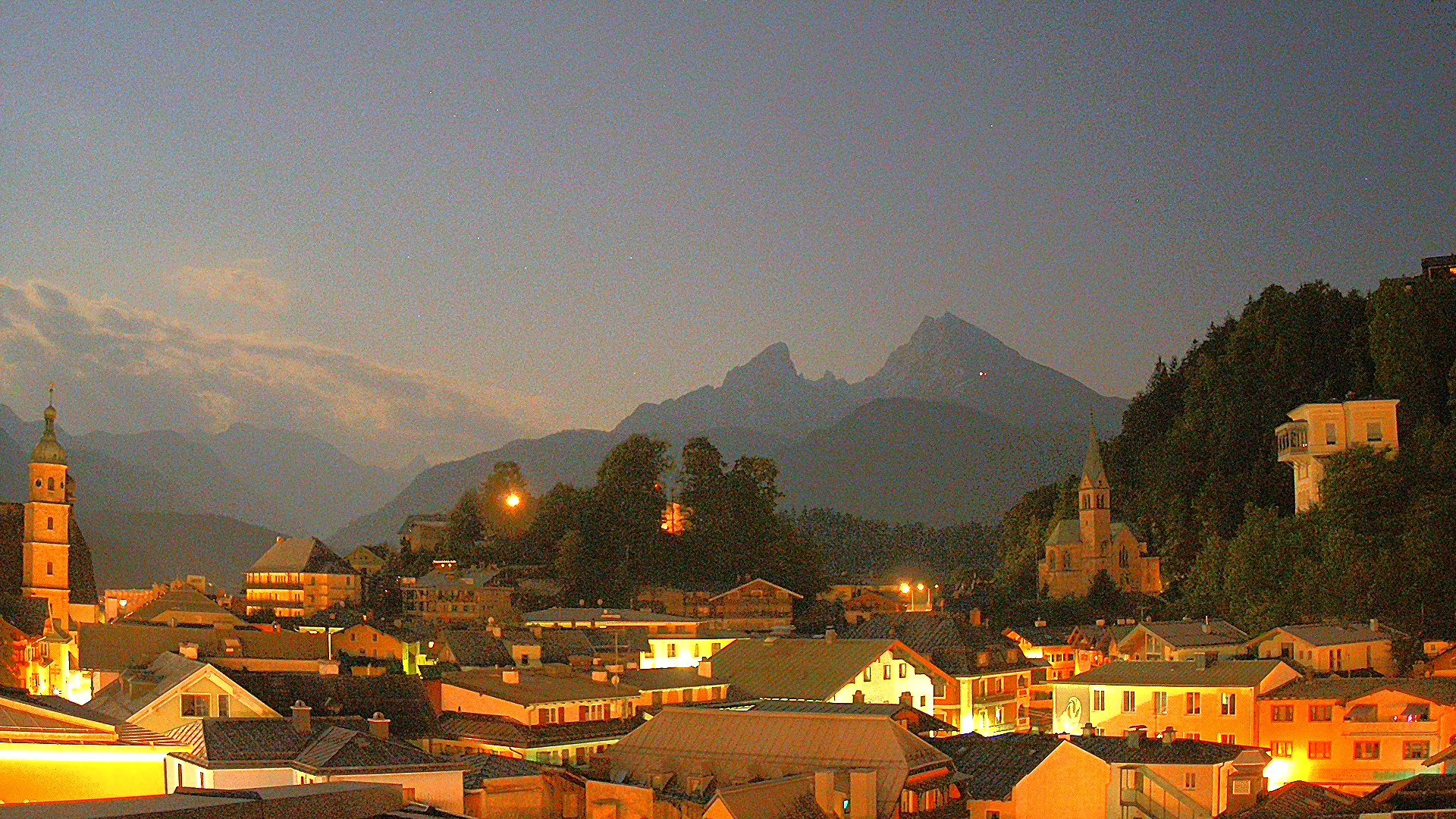 Archived image Webcam Berchtesgaden - City Centre