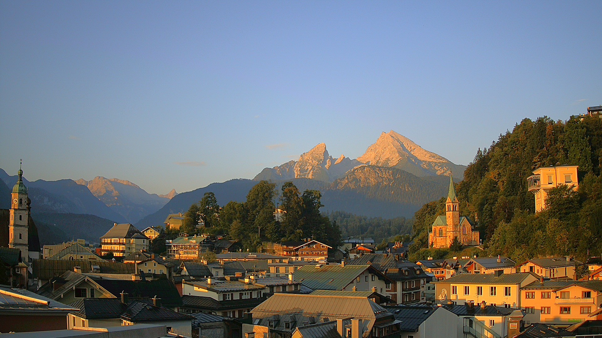 Archiv Foto Webcam Zentrum von Berchtesgaden