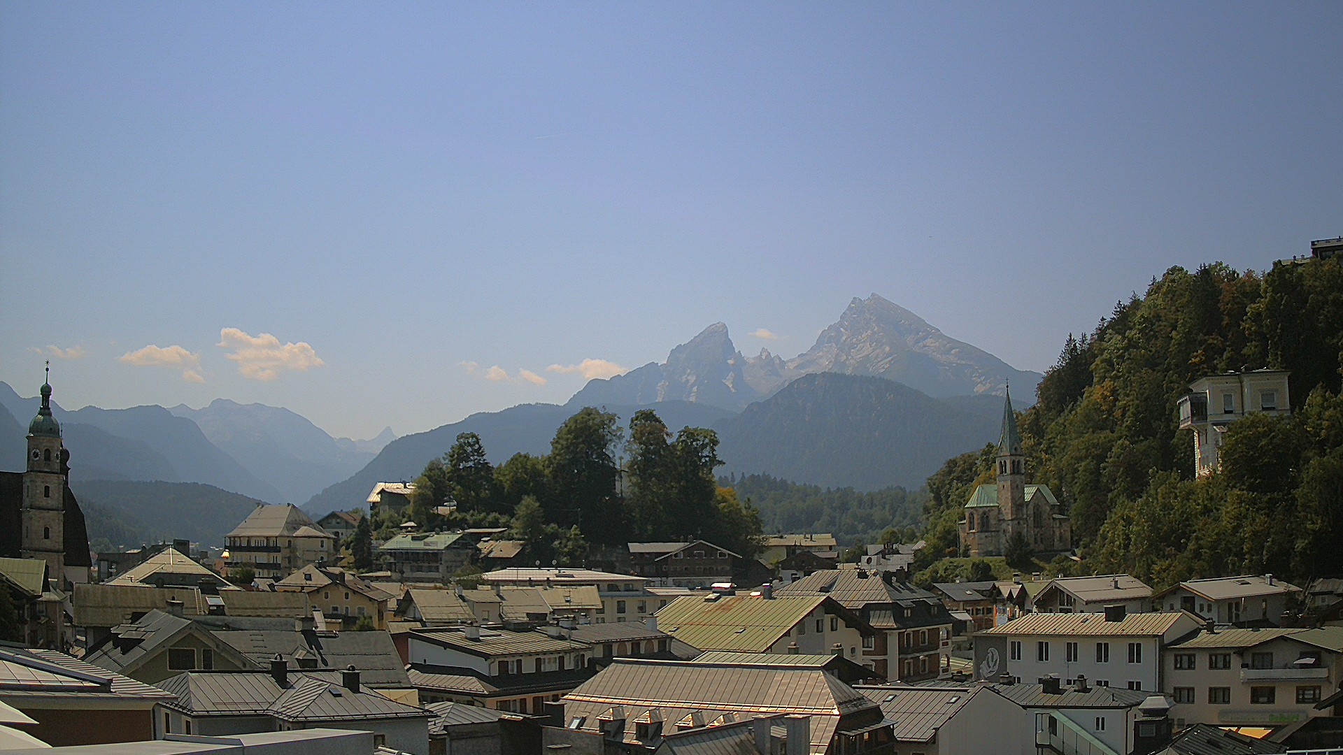Archived image Webcam Berchtesgaden - City Centre