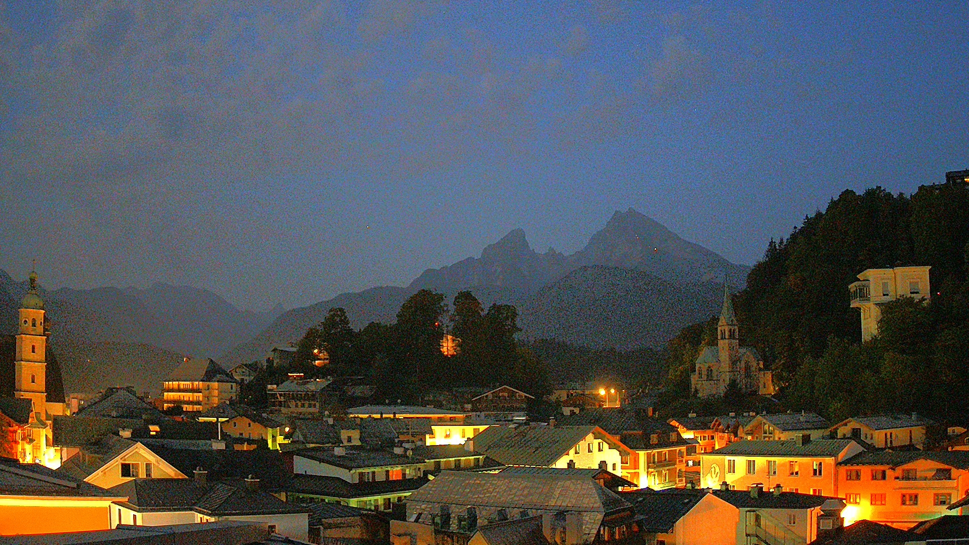 Archived image Webcam Berchtesgaden - City Centre