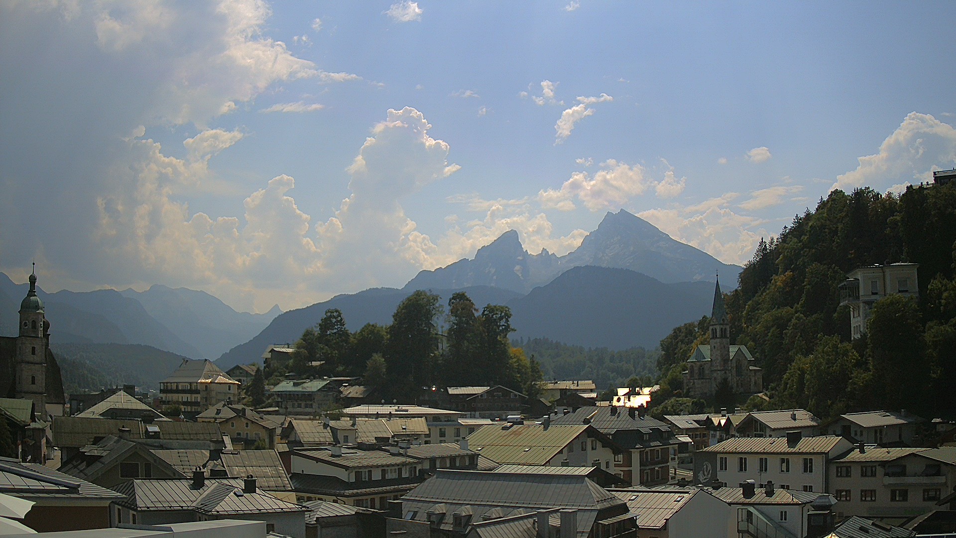 Archived image Webcam Berchtesgaden - City Centre