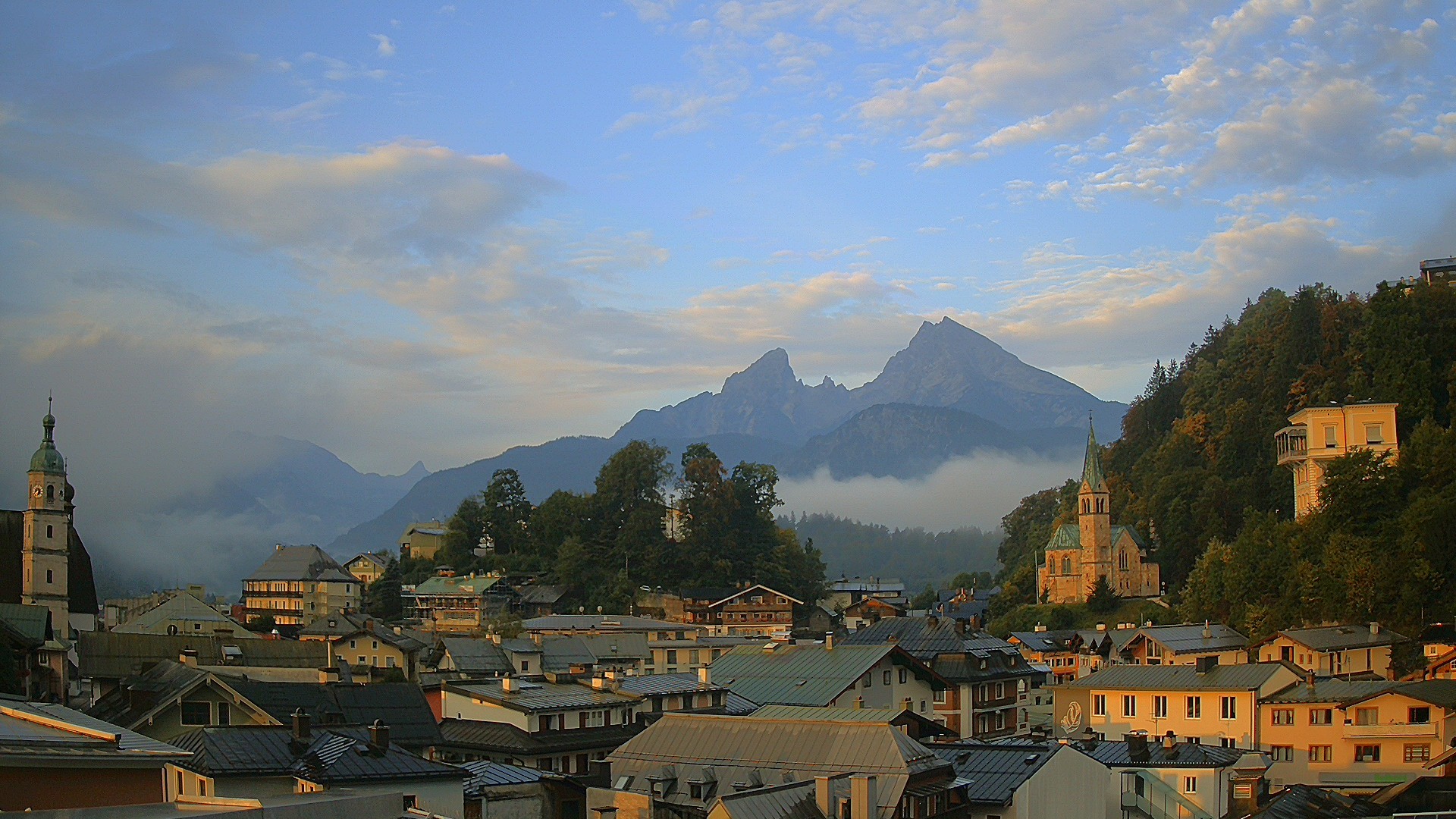 Archiv Foto Webcam Zentrum von Berchtesgaden