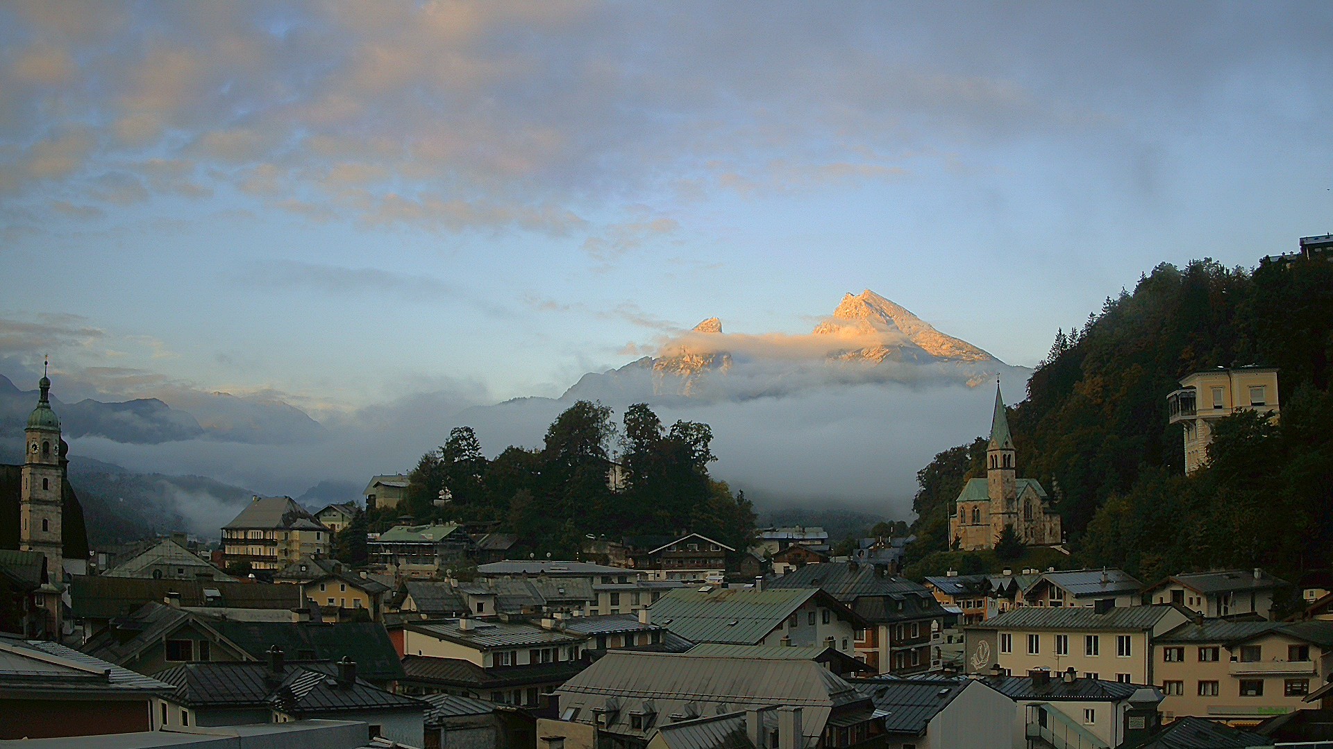 Archiv Foto Webcam Zentrum von Berchtesgaden